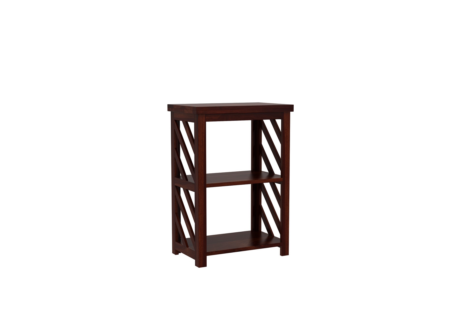 Saylor Sheesham Wood Bookshelf Teak finish