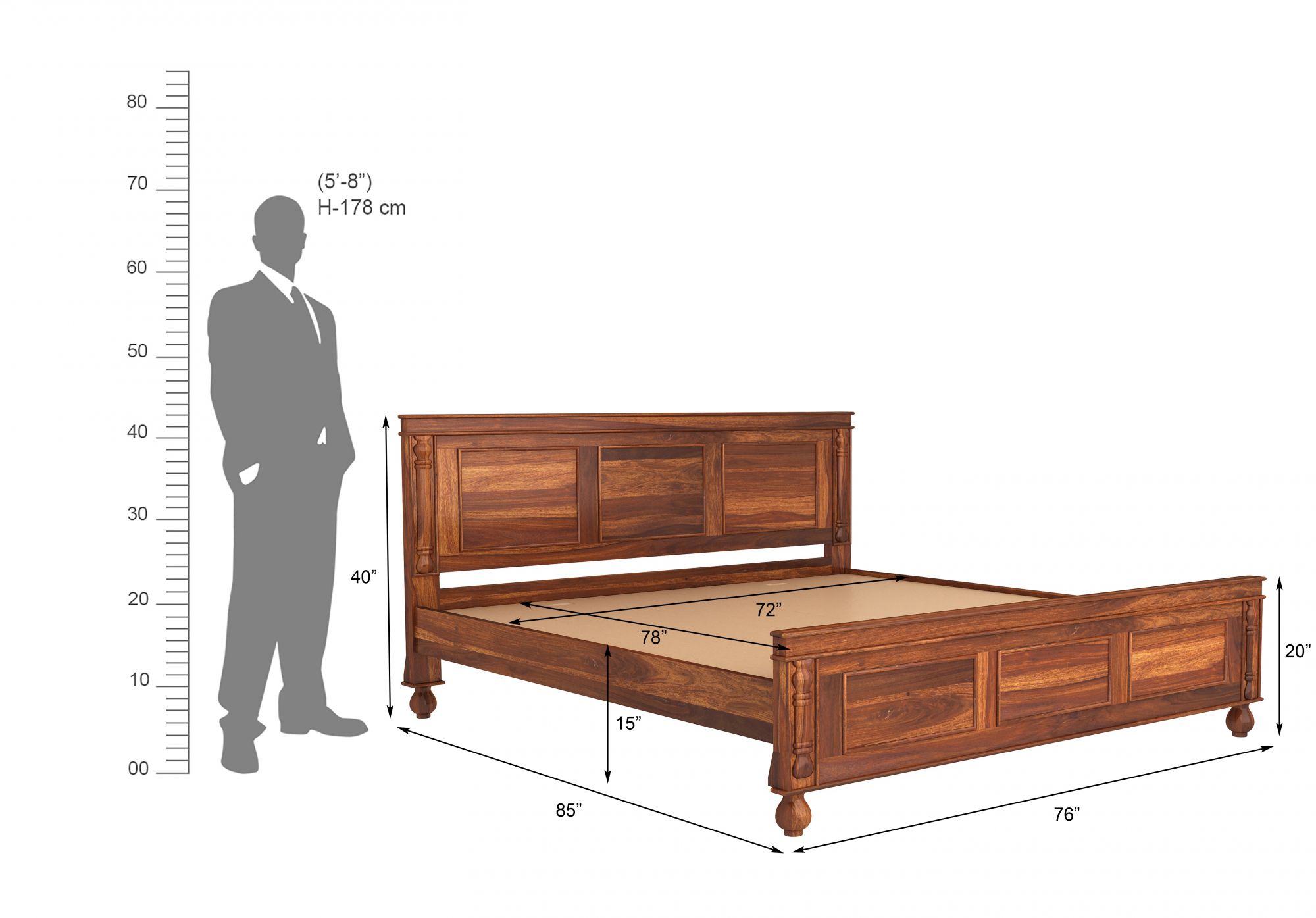 Henry Bed Without Storage