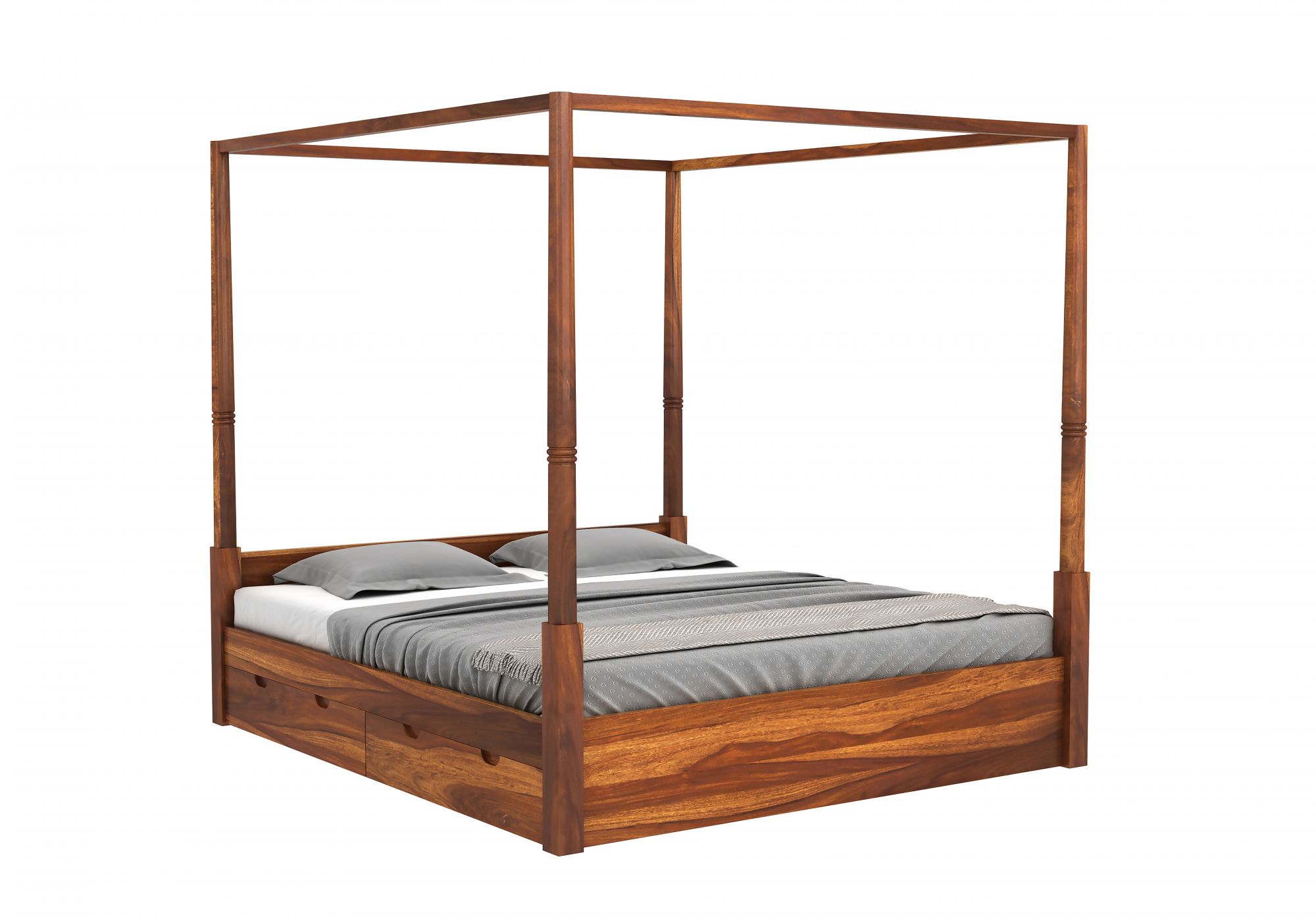 Basel Bed With Side Drawers