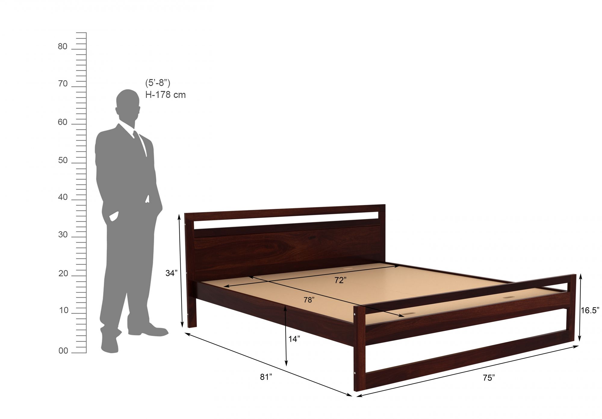 Bennett Bed Without Storage