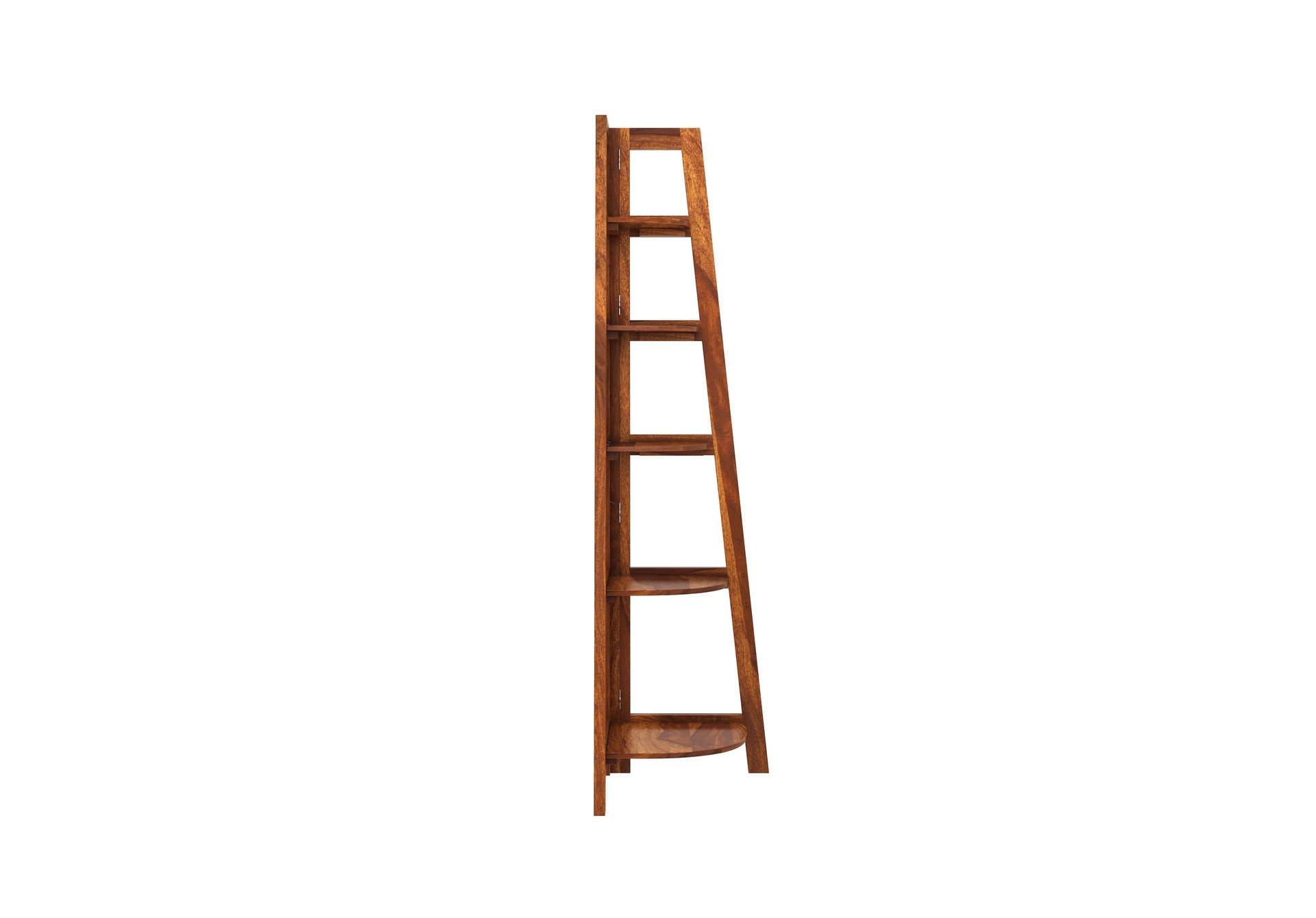 Ahtar Sheesham Wood Bookshelf Teak finish