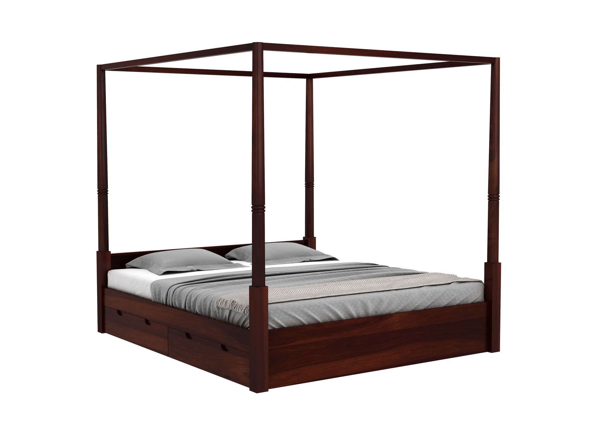 Basel Bed With Side Drawers