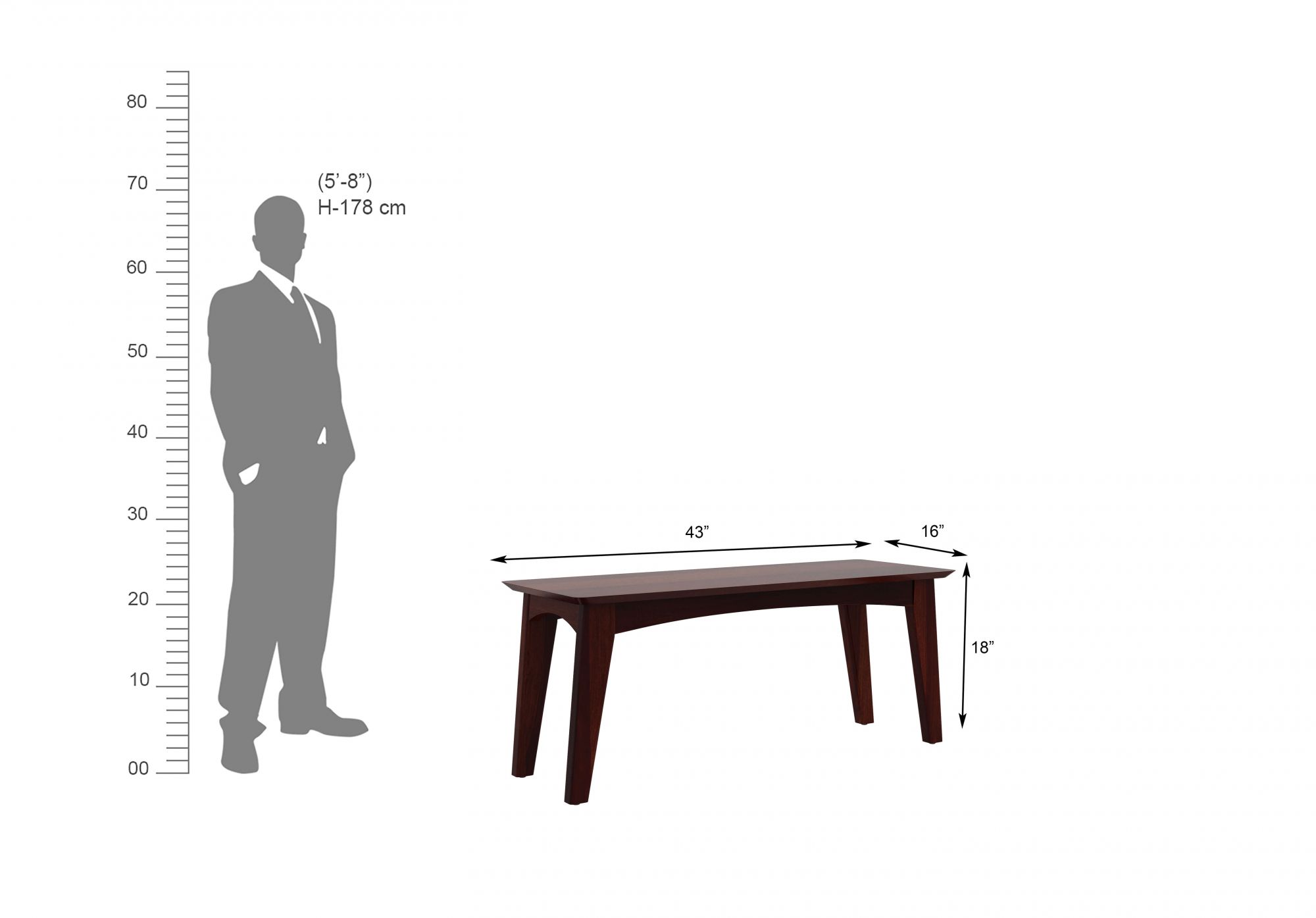 Gozo Sheesham Wood Dining Table 6 Seater