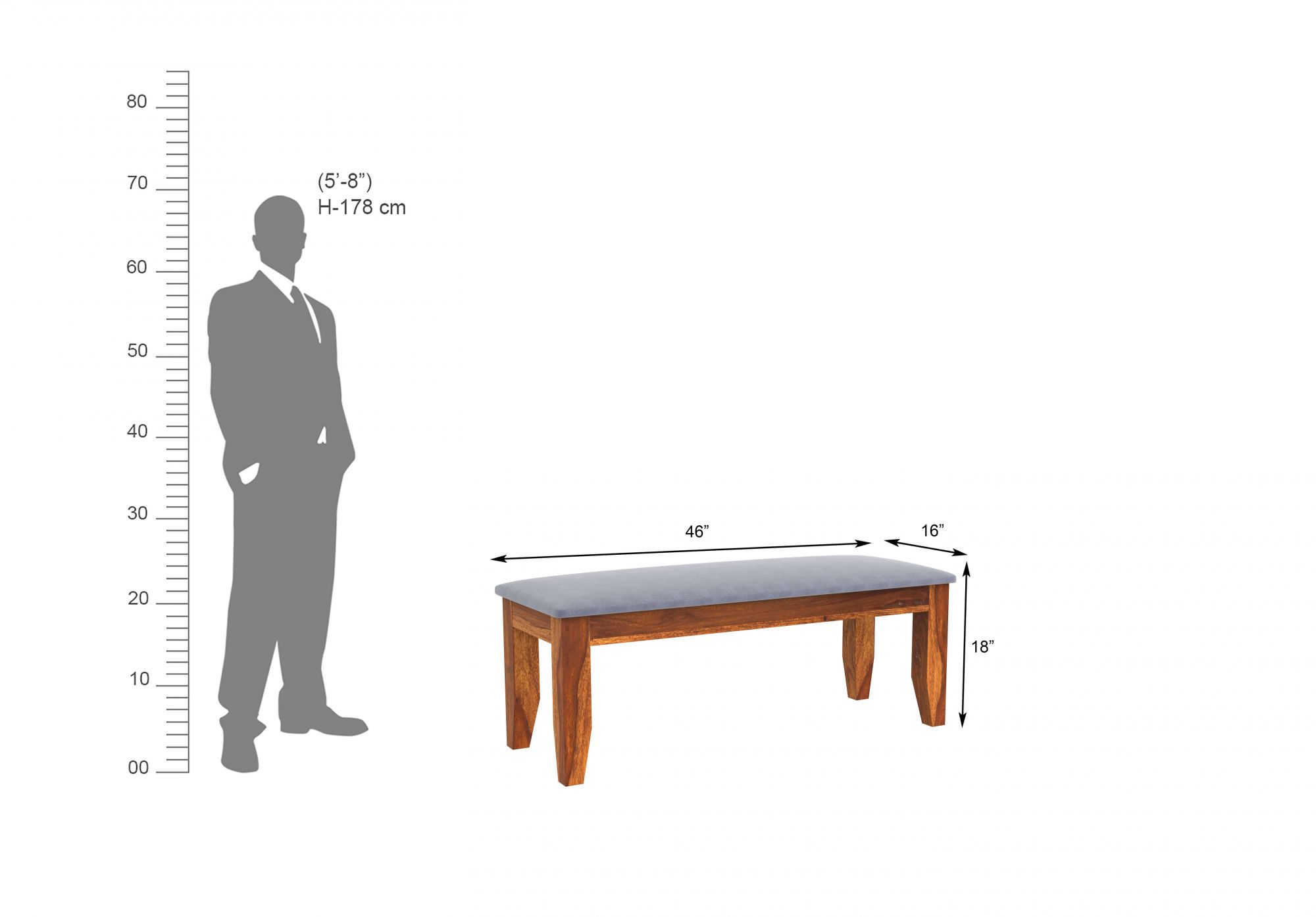 Corsica Sheesham Wood Dining Table 6 Seater