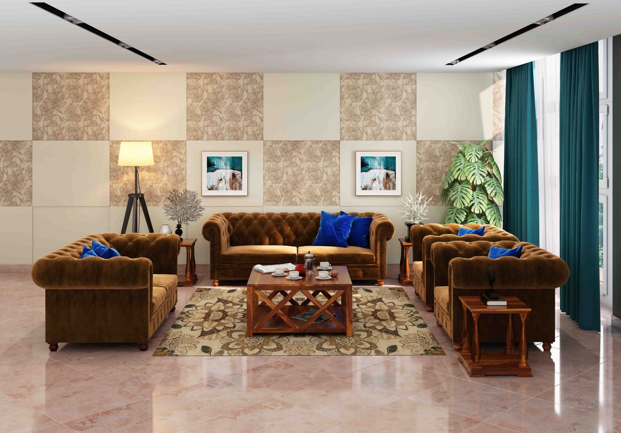 Windsor 7 Seater Sofa Set