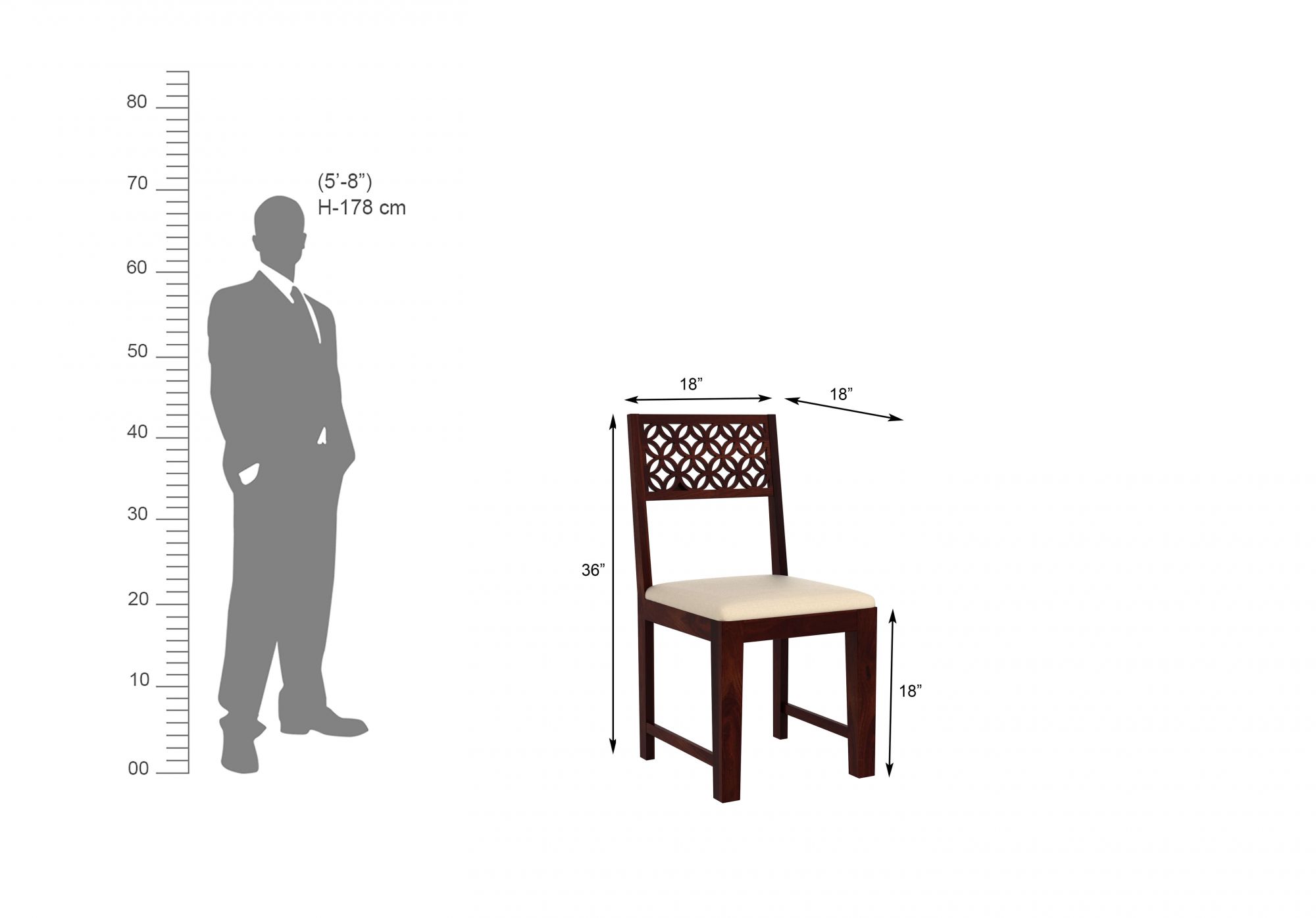 Malta Sheesham Wood Dining Table 4 Seater