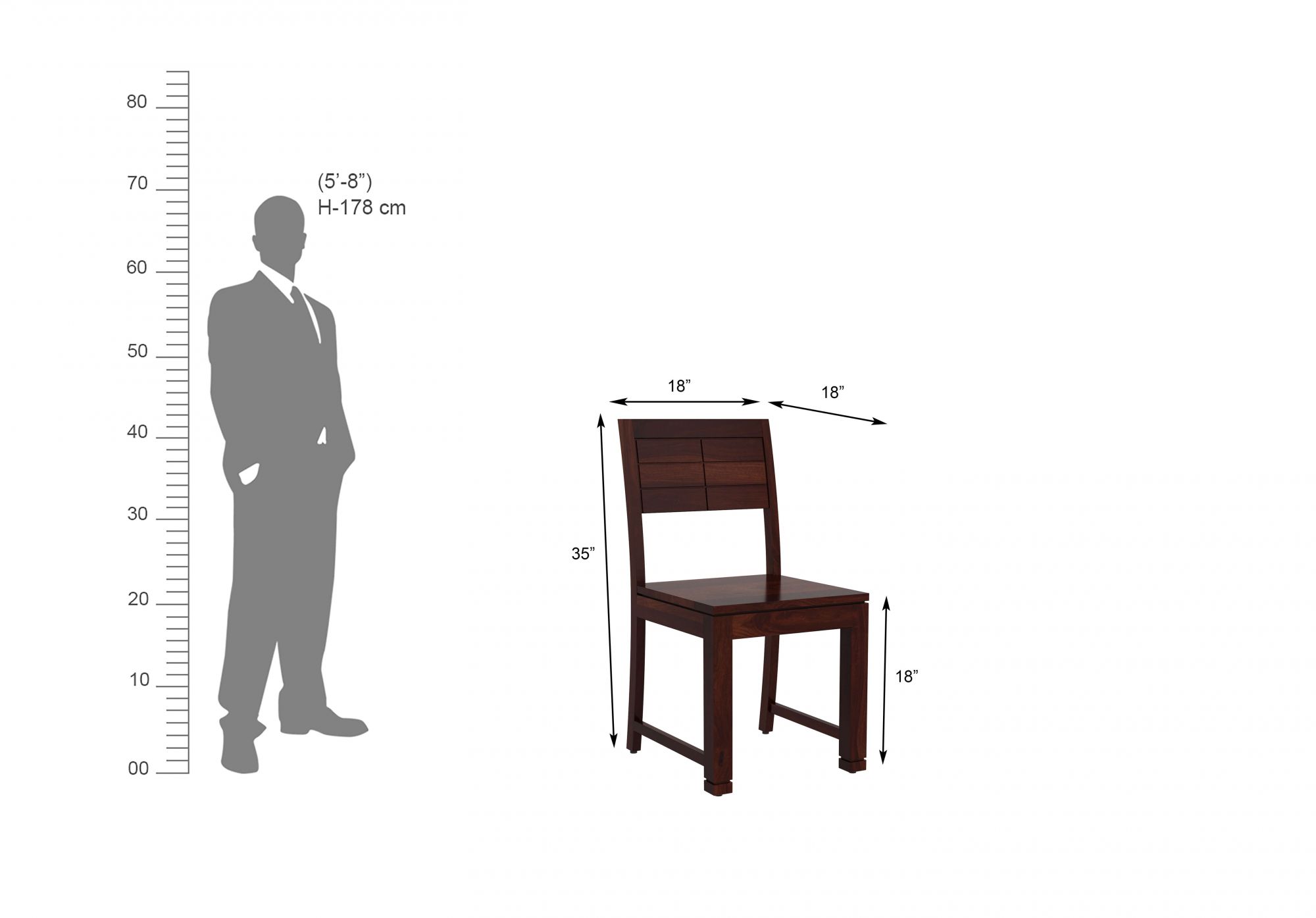 Capri Sheesham Wood Dining Table 6 Seater
