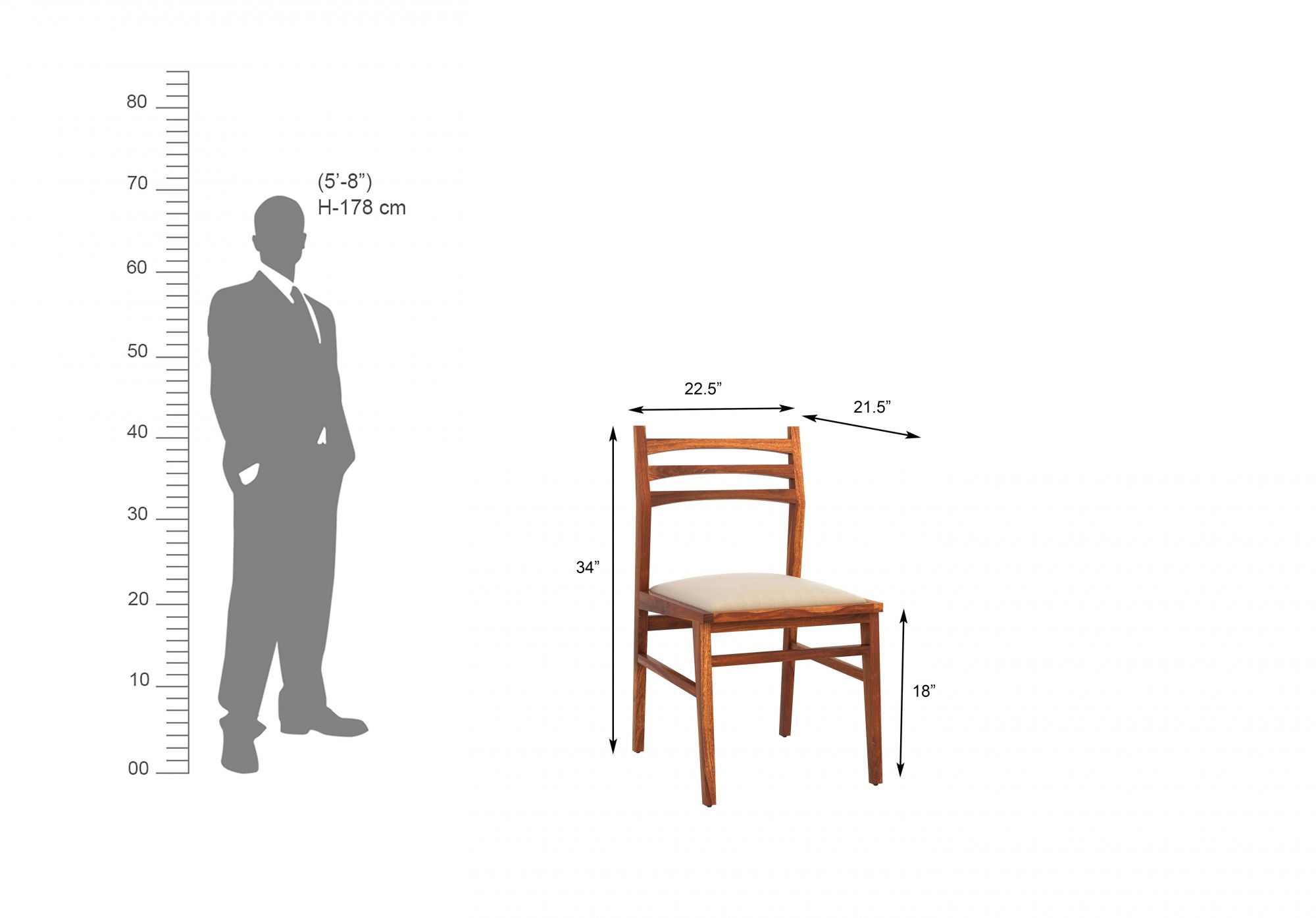 Gozo Sheesham Wood Dining Table 6 Seater