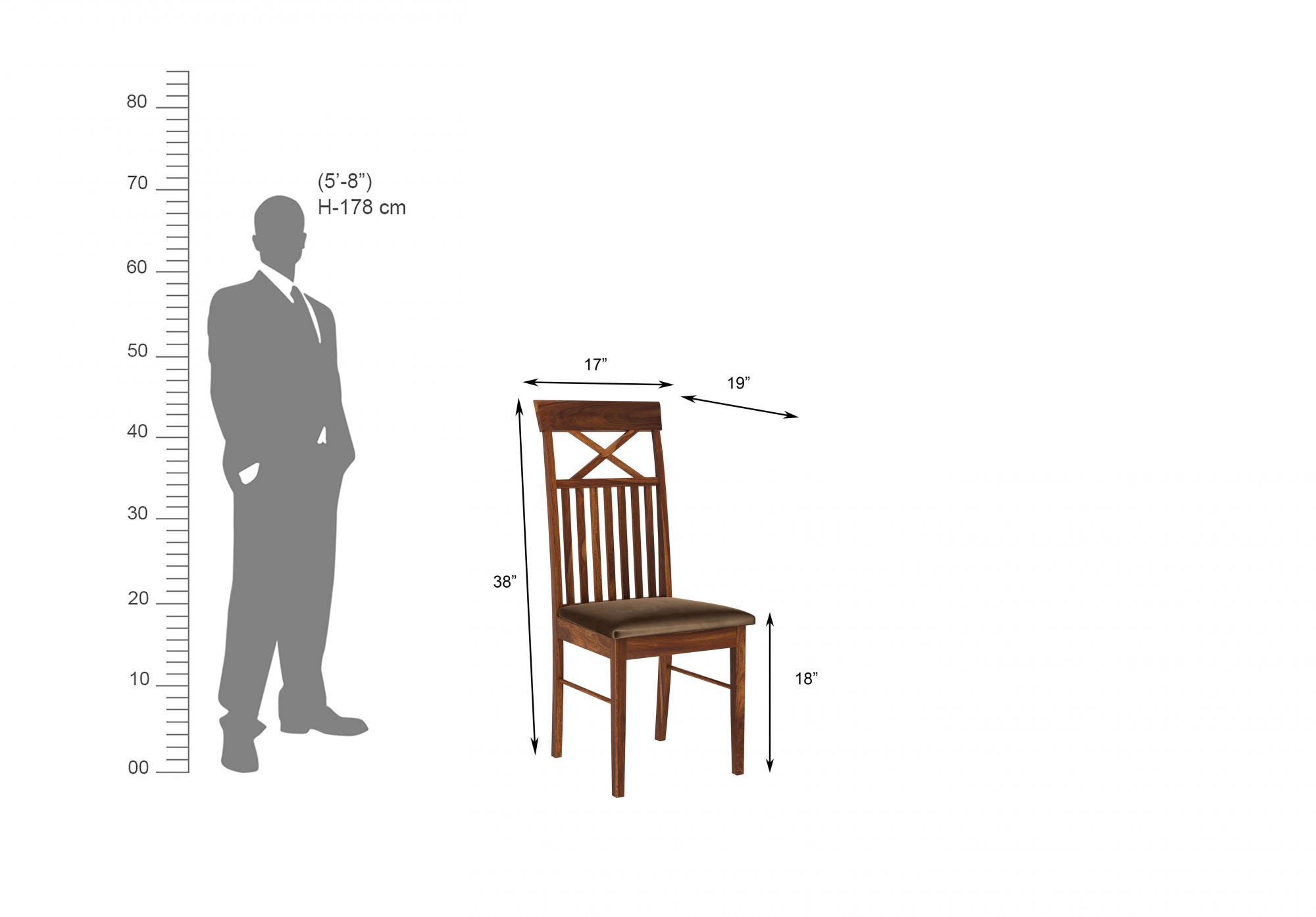 Murray Sheesham Wood Dining Table 6 Seater