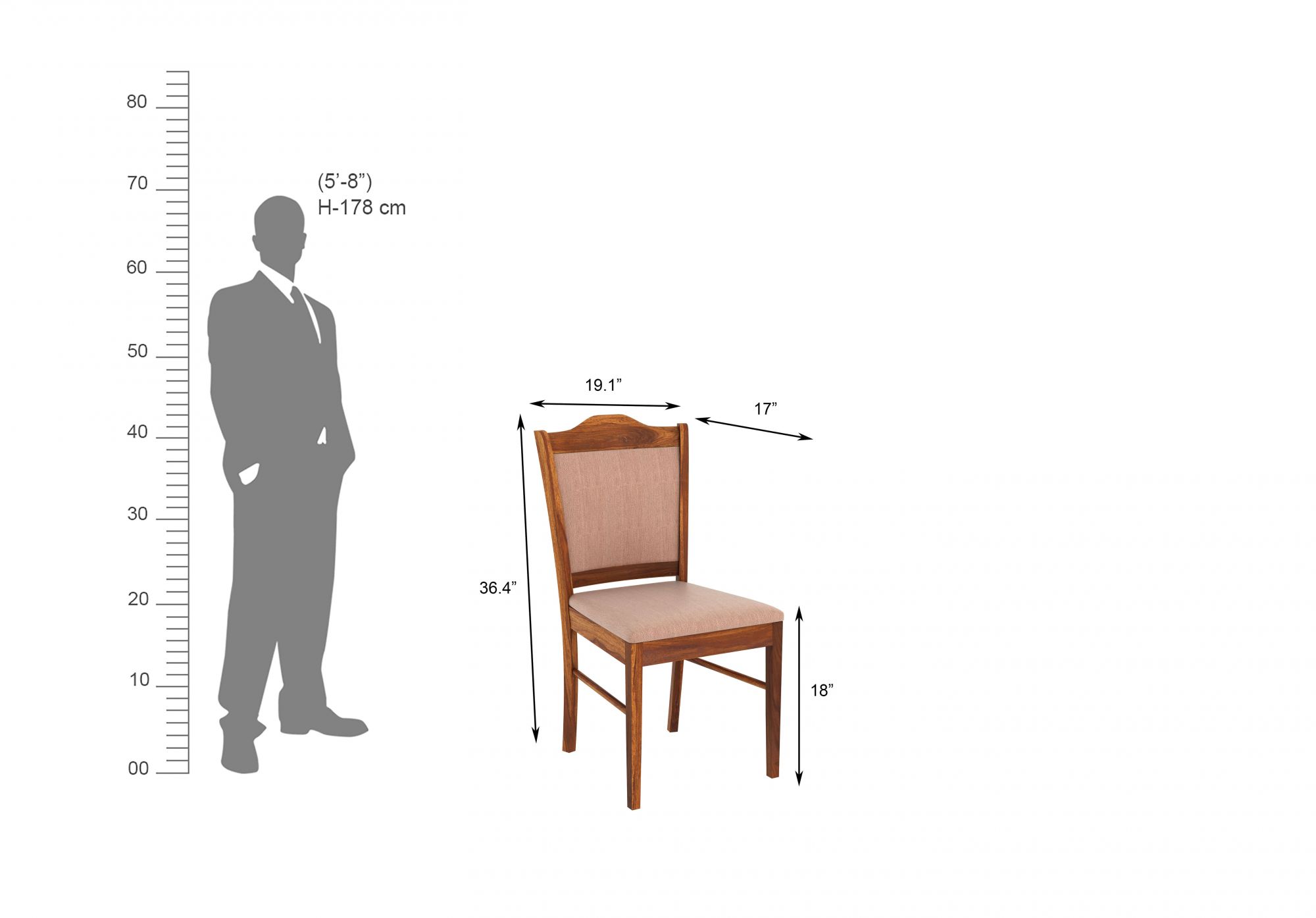 Angara Sheesham Wood Dining Table 6 Seater