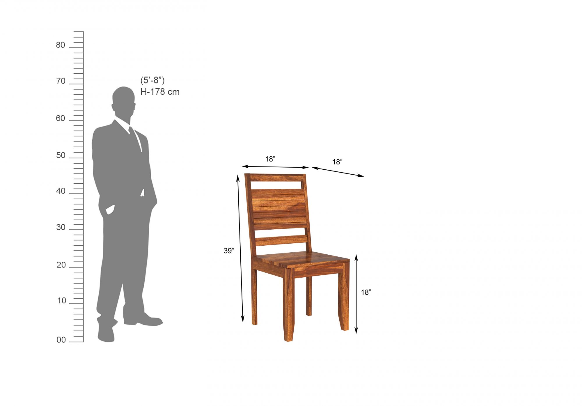 Mantaro Sheesham Wood Dining Table 6 Seater