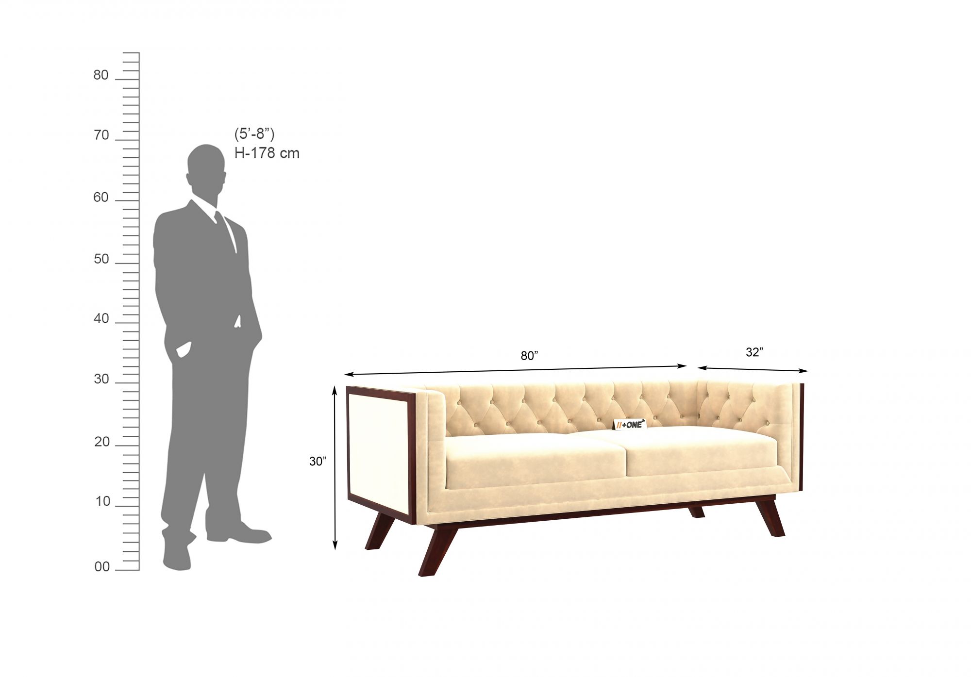 Syros Husk 3 Seater Sofa