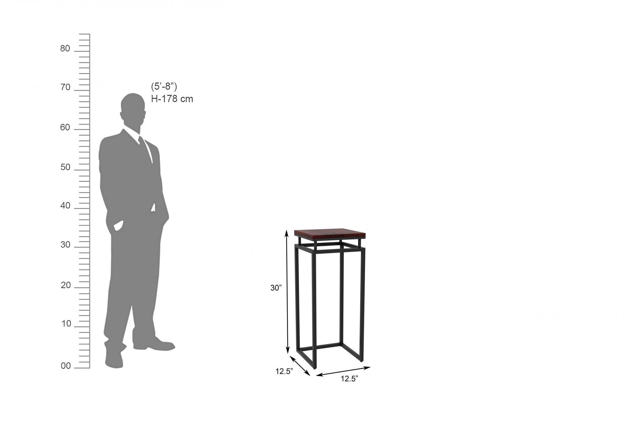 Nord Solid Wood Nesting Table