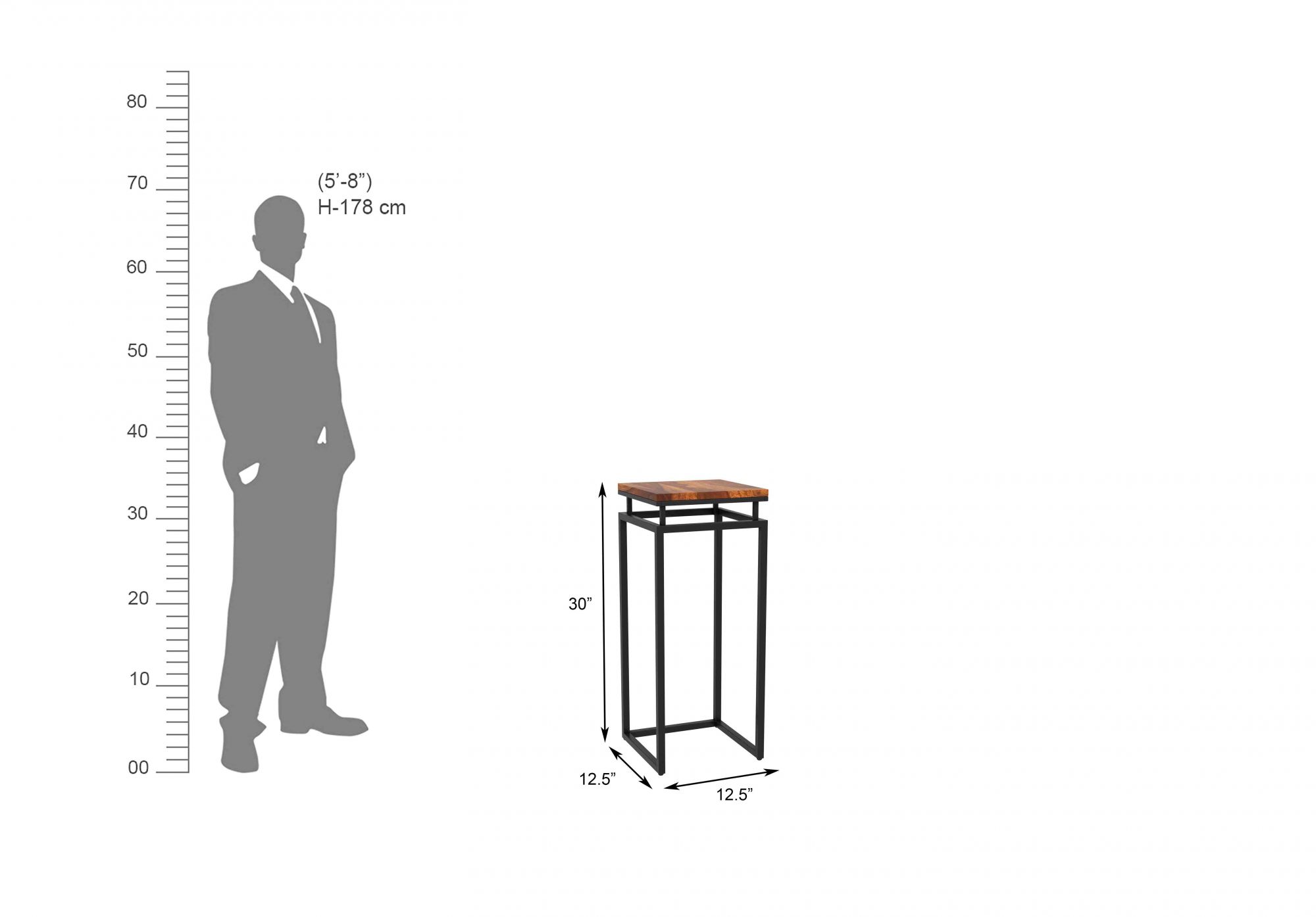 Nord Solid Wood Nesting Table