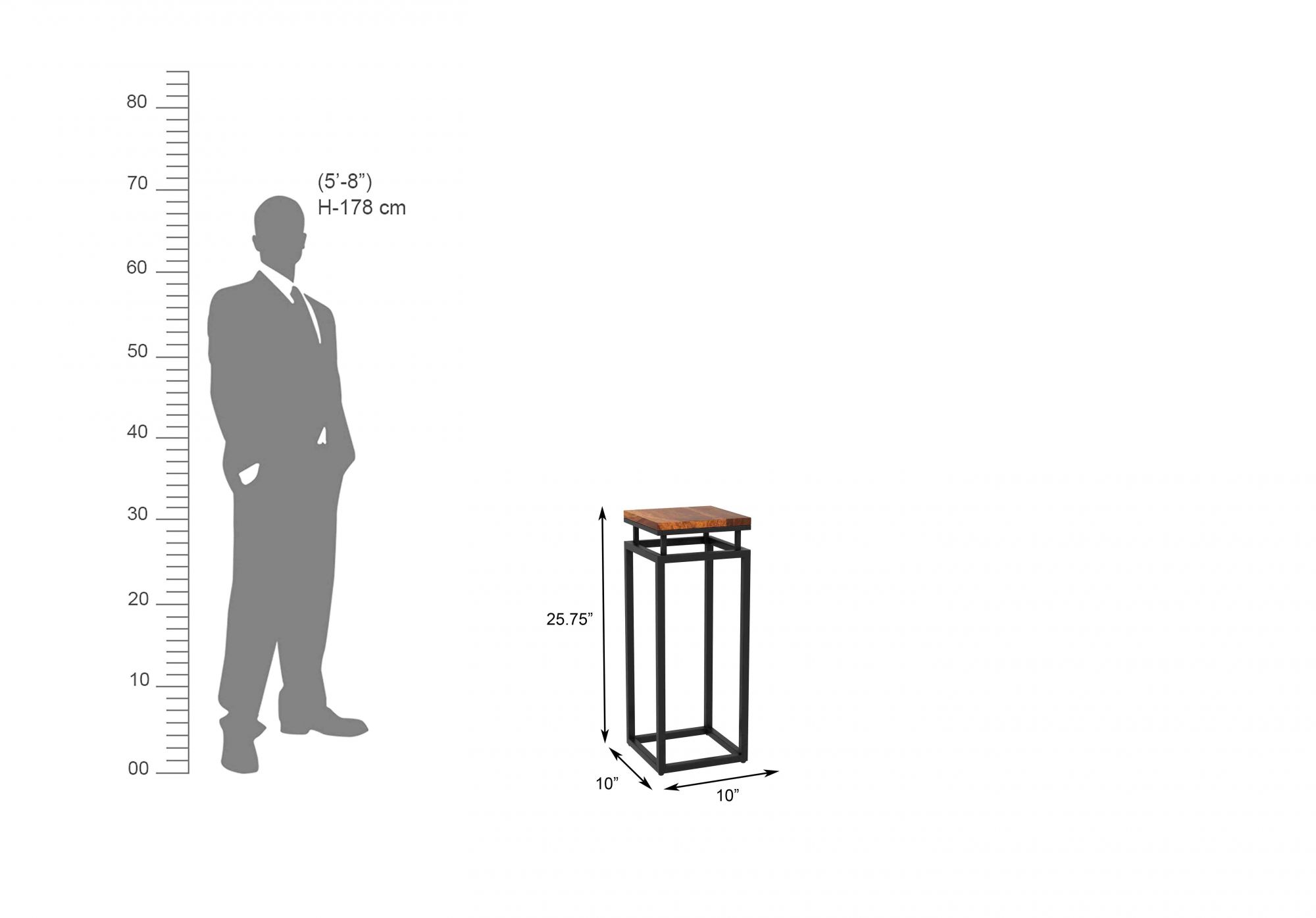 Nord Solid Wood Nesting Table