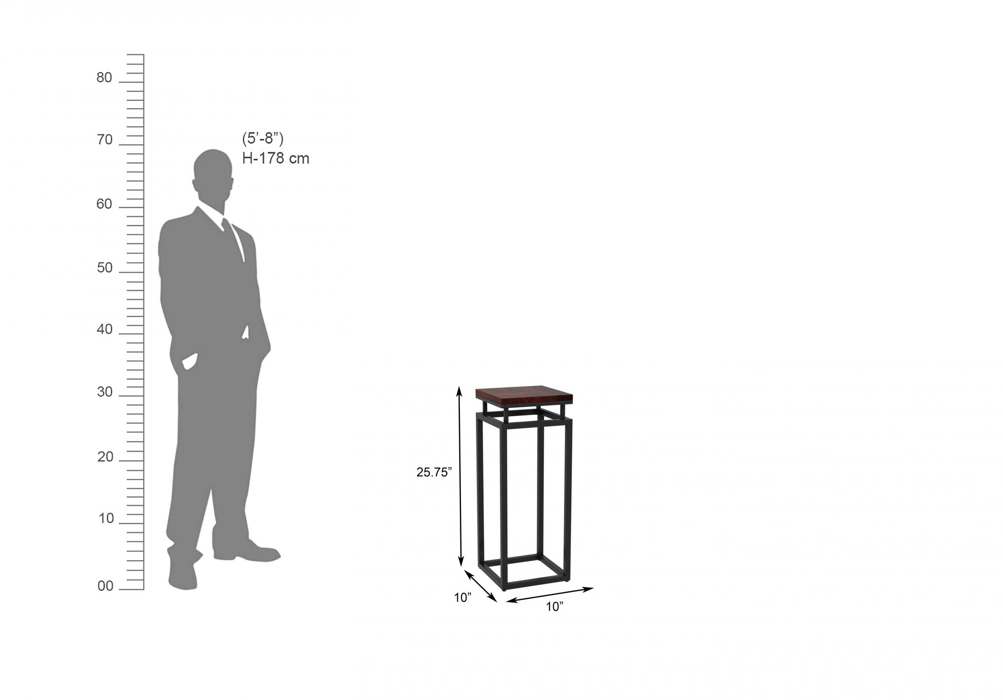 Nord Solid Wood Nesting Table