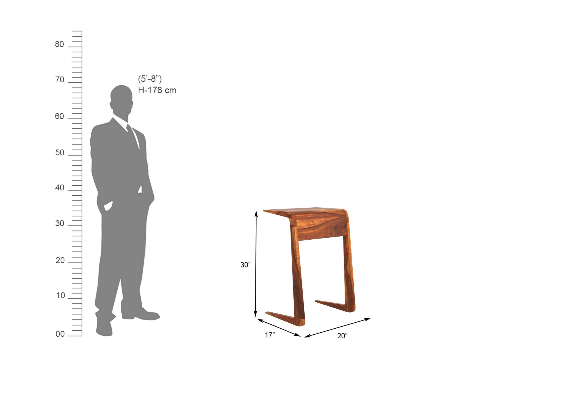 Artico Wooden Laptop Table