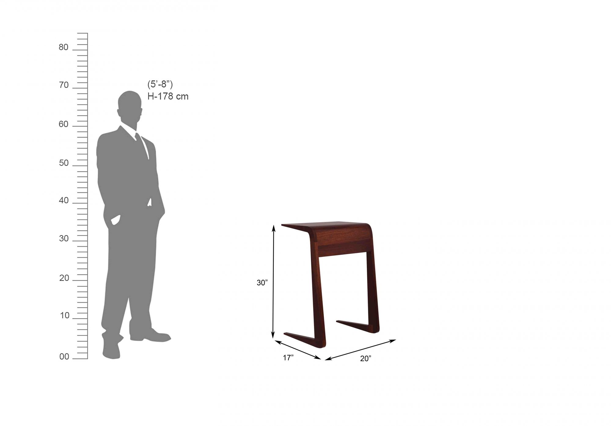 Artico Wooden Laptop Table