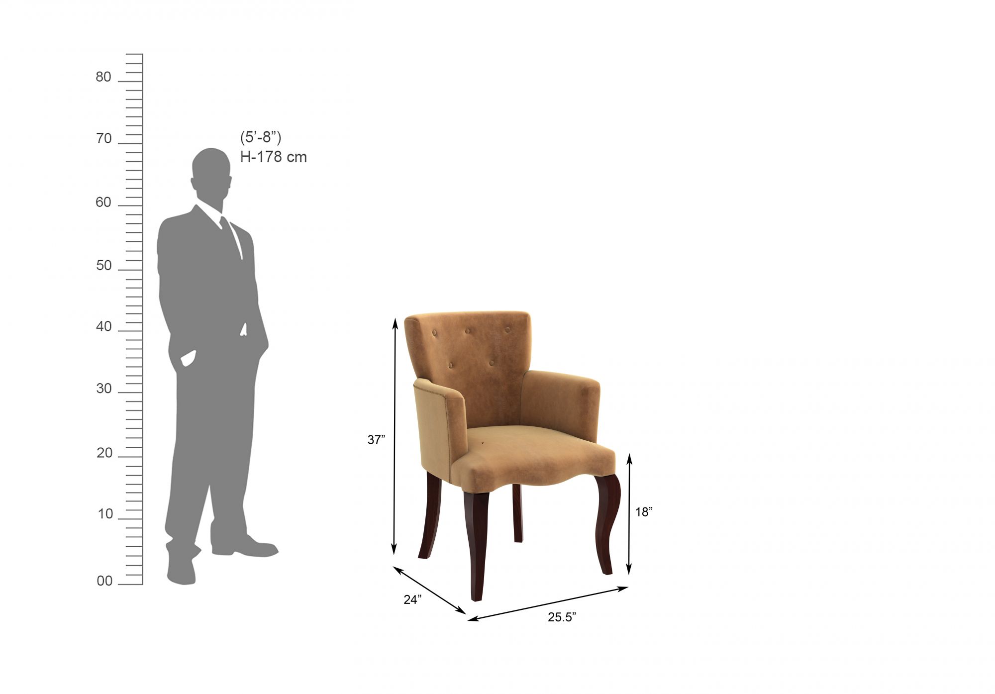 Crown Copper Lounge Chair