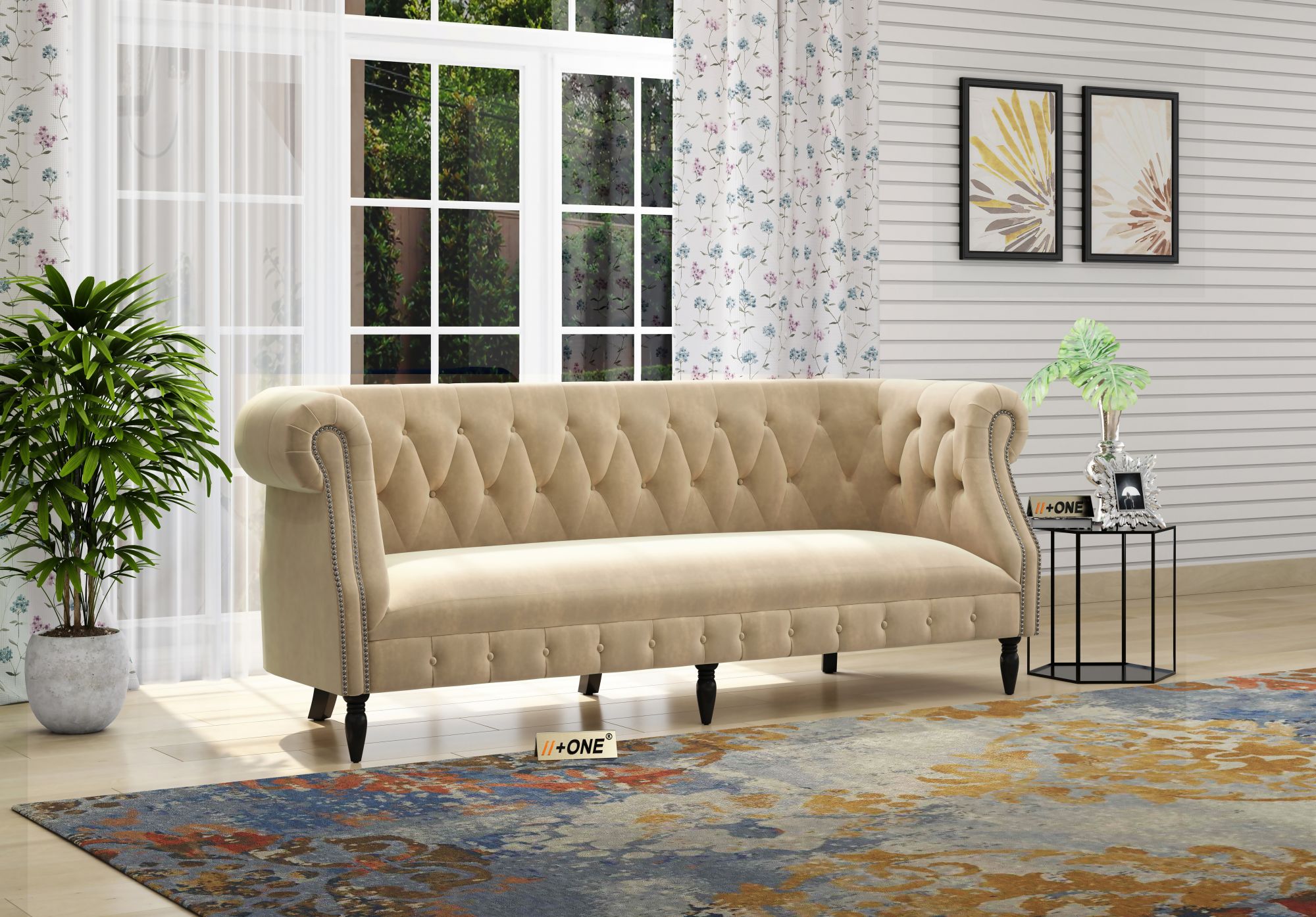 Baron Husk 3 Seater Sofa