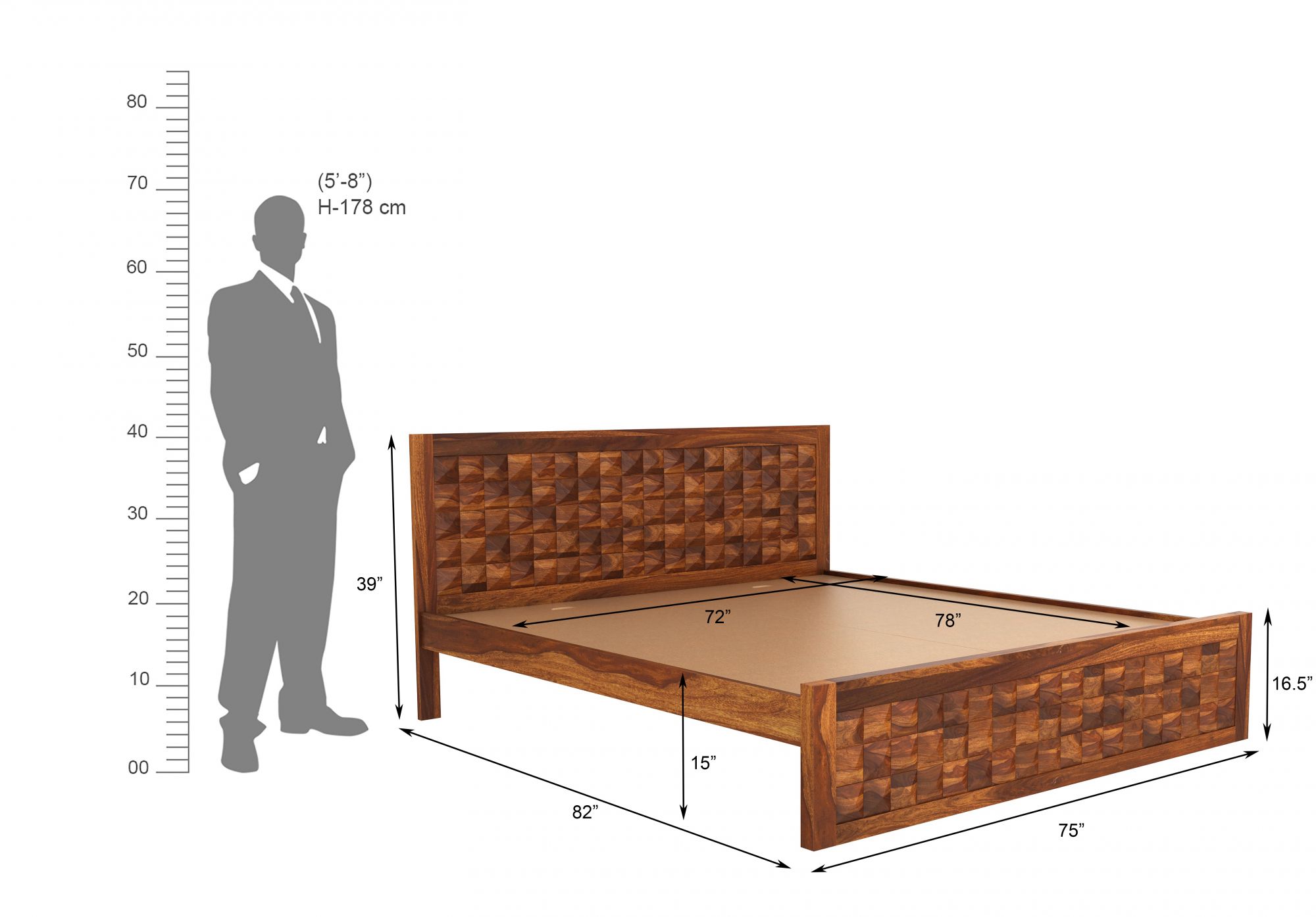 Diamond Bed HQ Without Storage