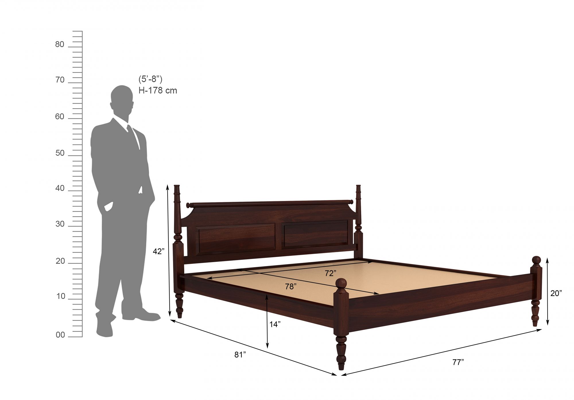 Eves Bed Without Storage