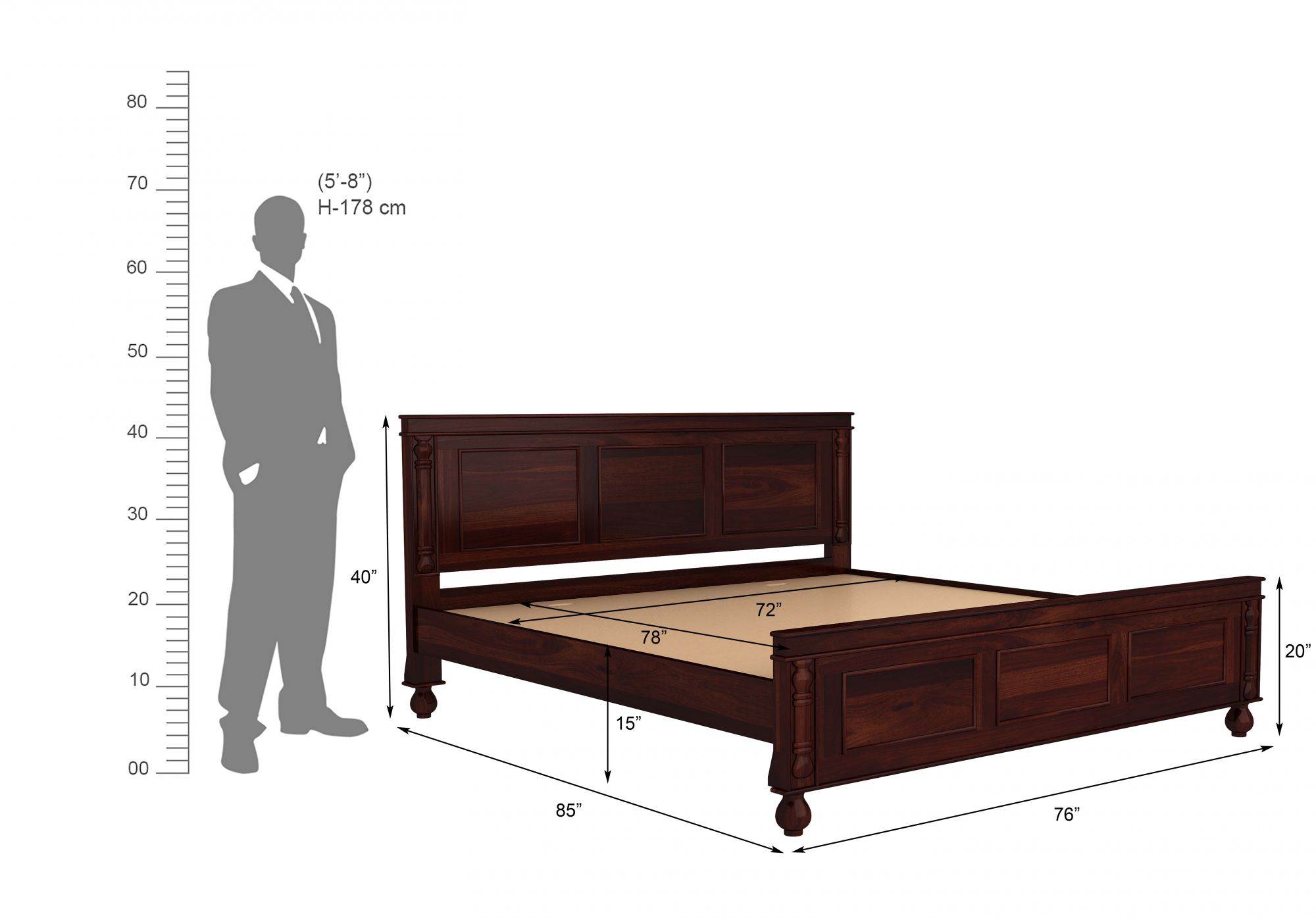 Henry Bed Without Storage