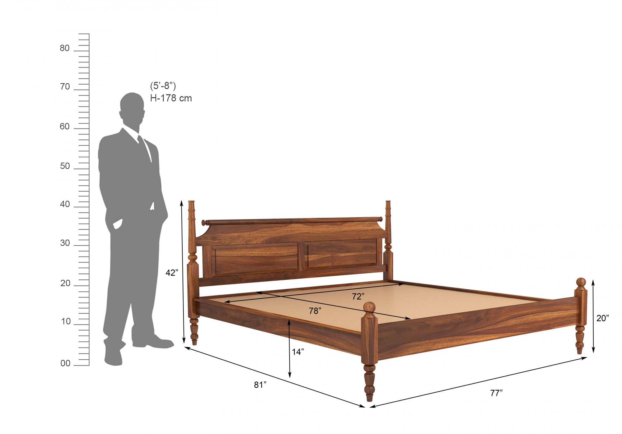 Eves Bed Without Storage