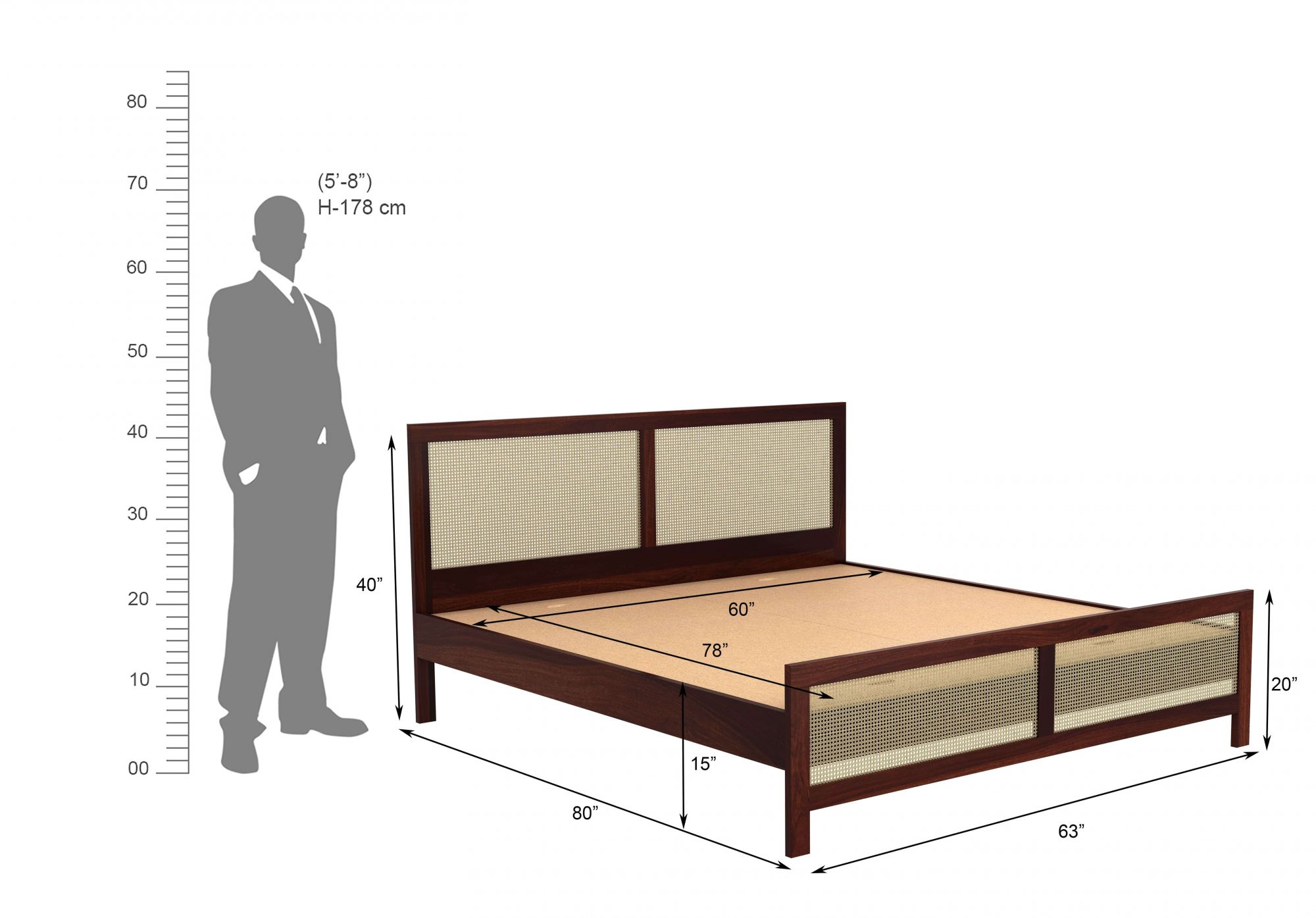 Luxor Bed Without Storage