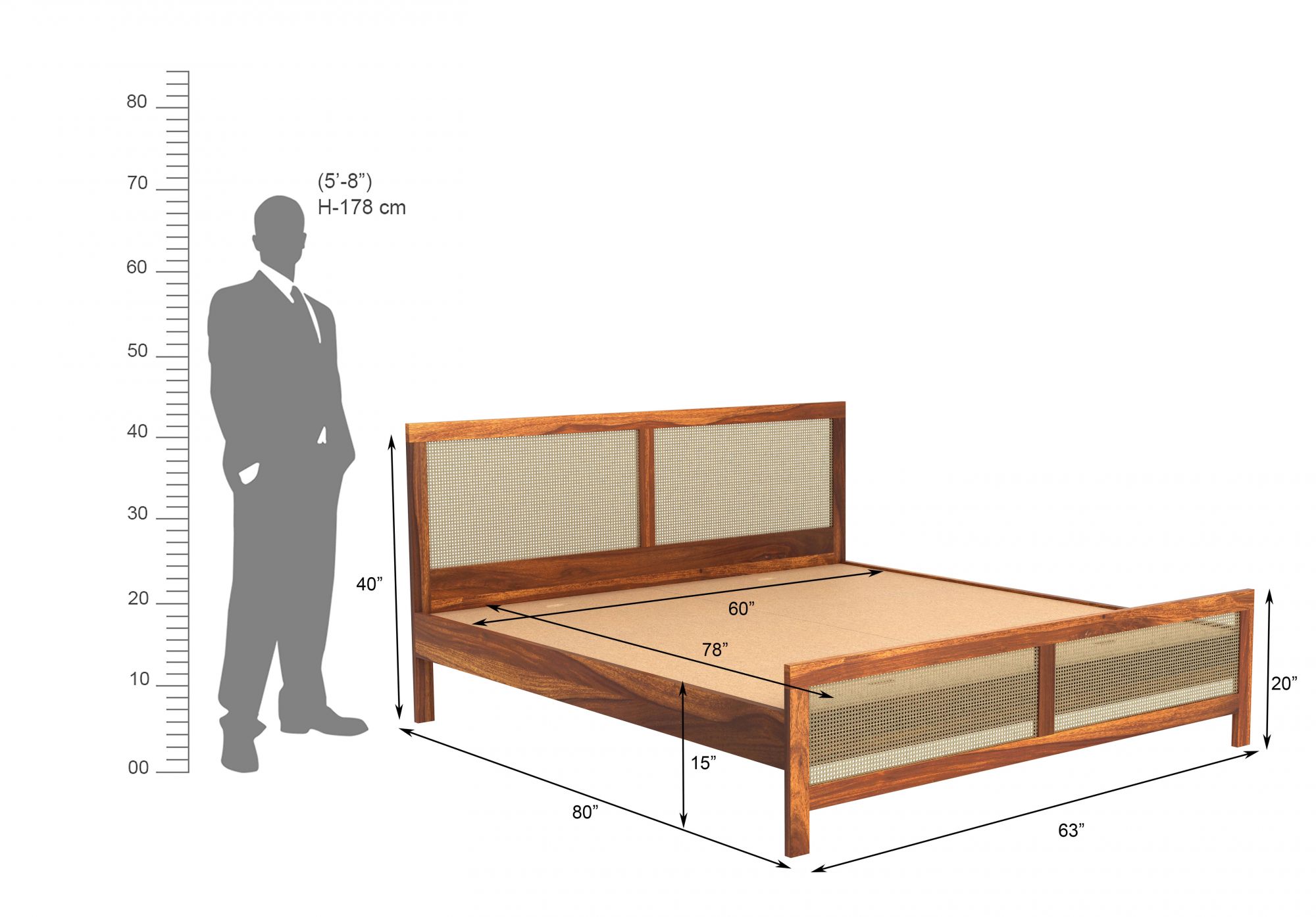 Luxor Bed Without Storage