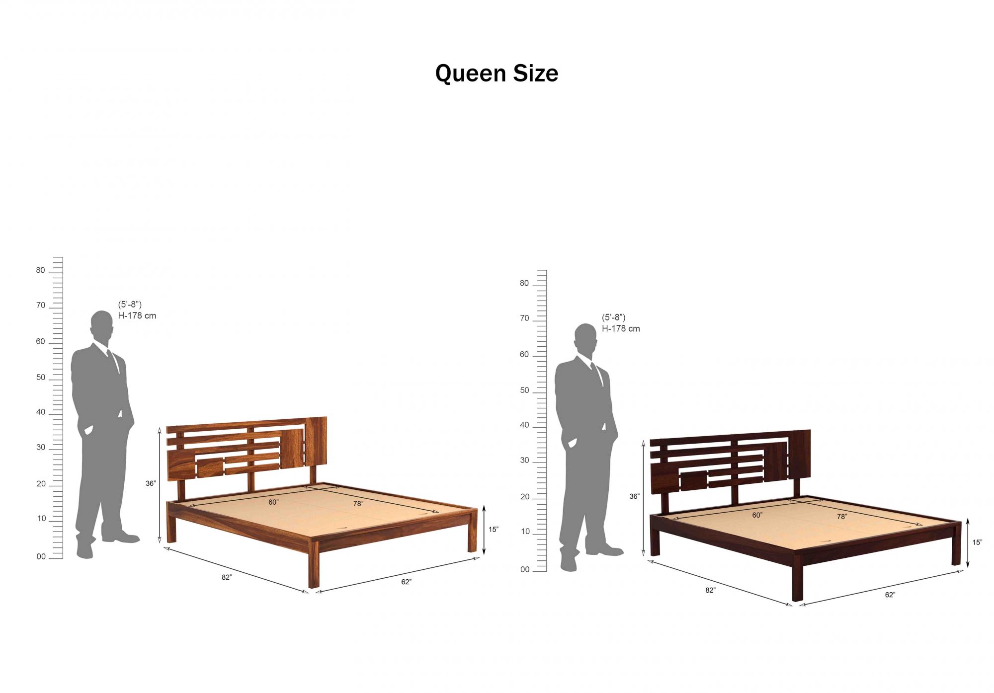 Borneo Bed Without Storage