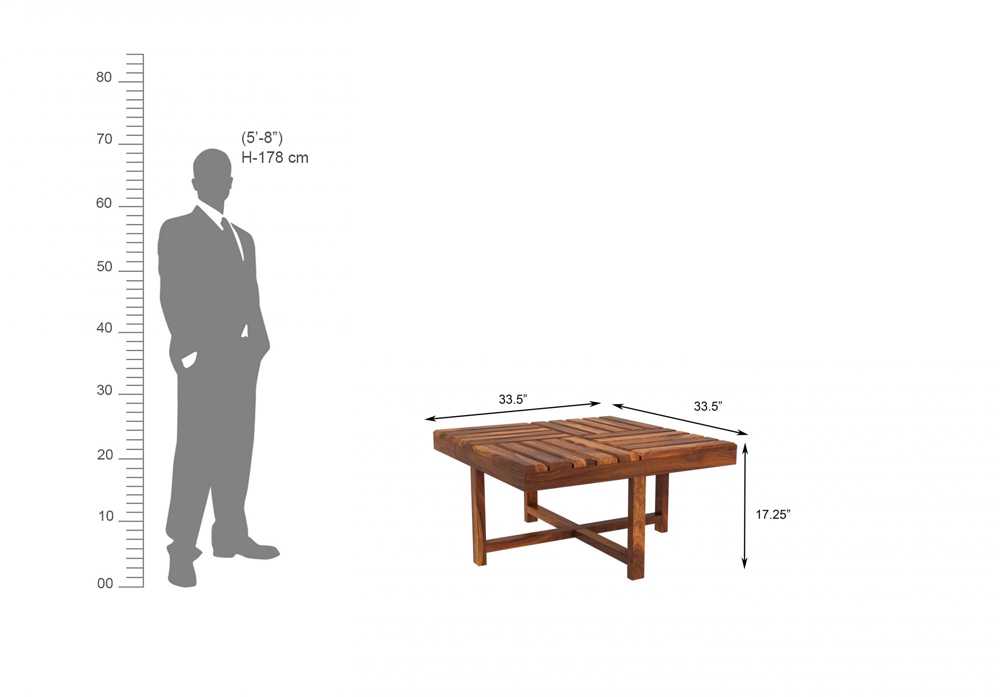 Tresco 4 Stool Coffee Table