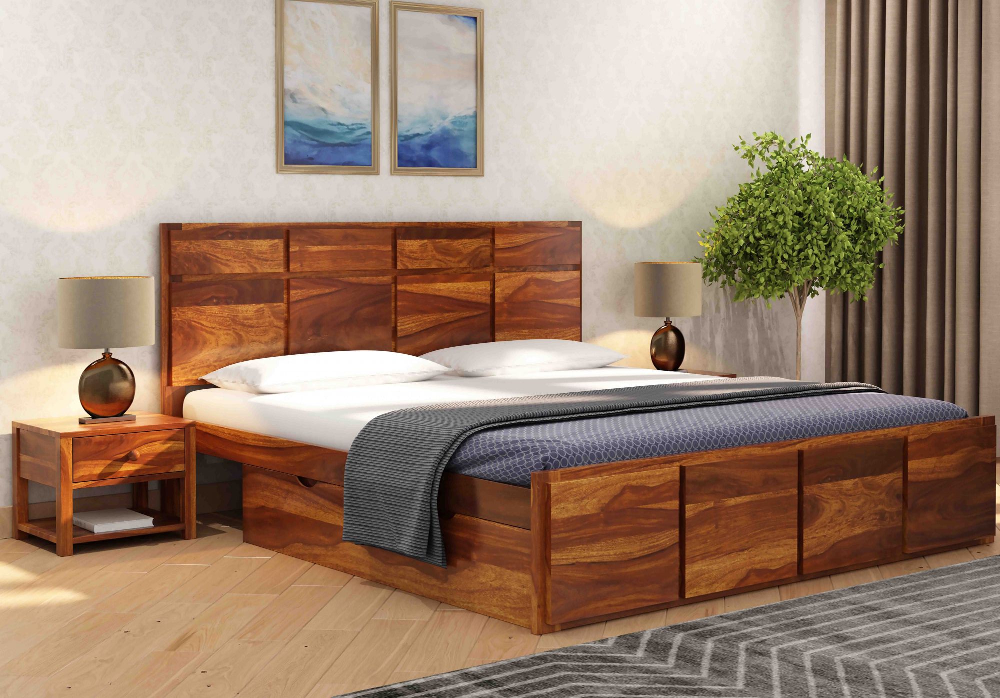 New Andrott Bed With Side Storage