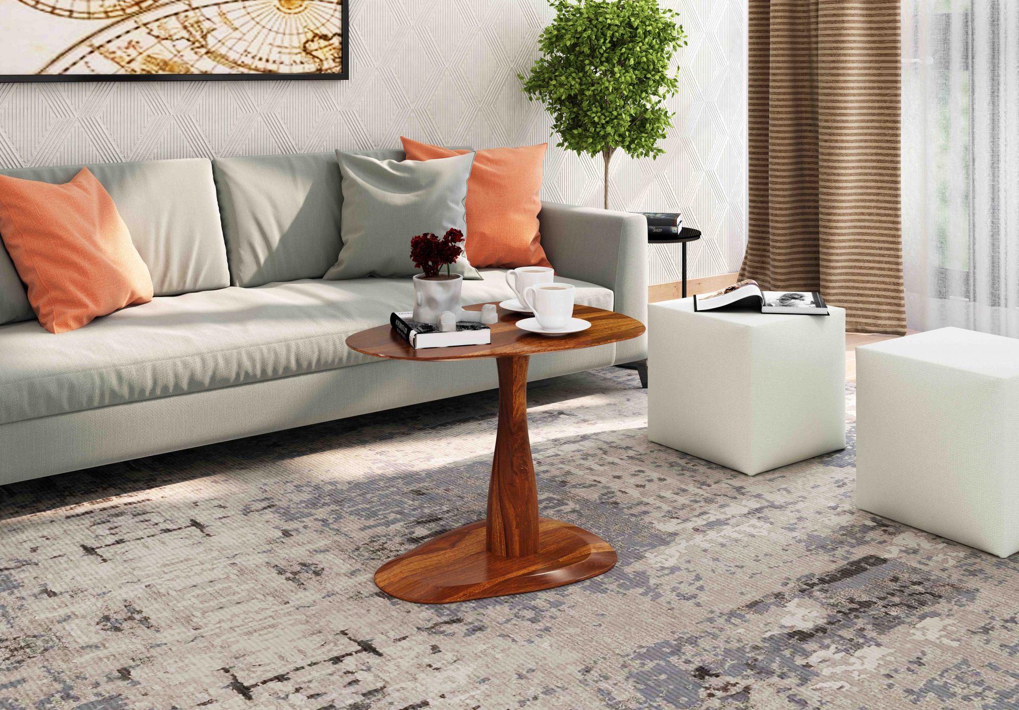 Moreton Coffee Table Small Teak finish