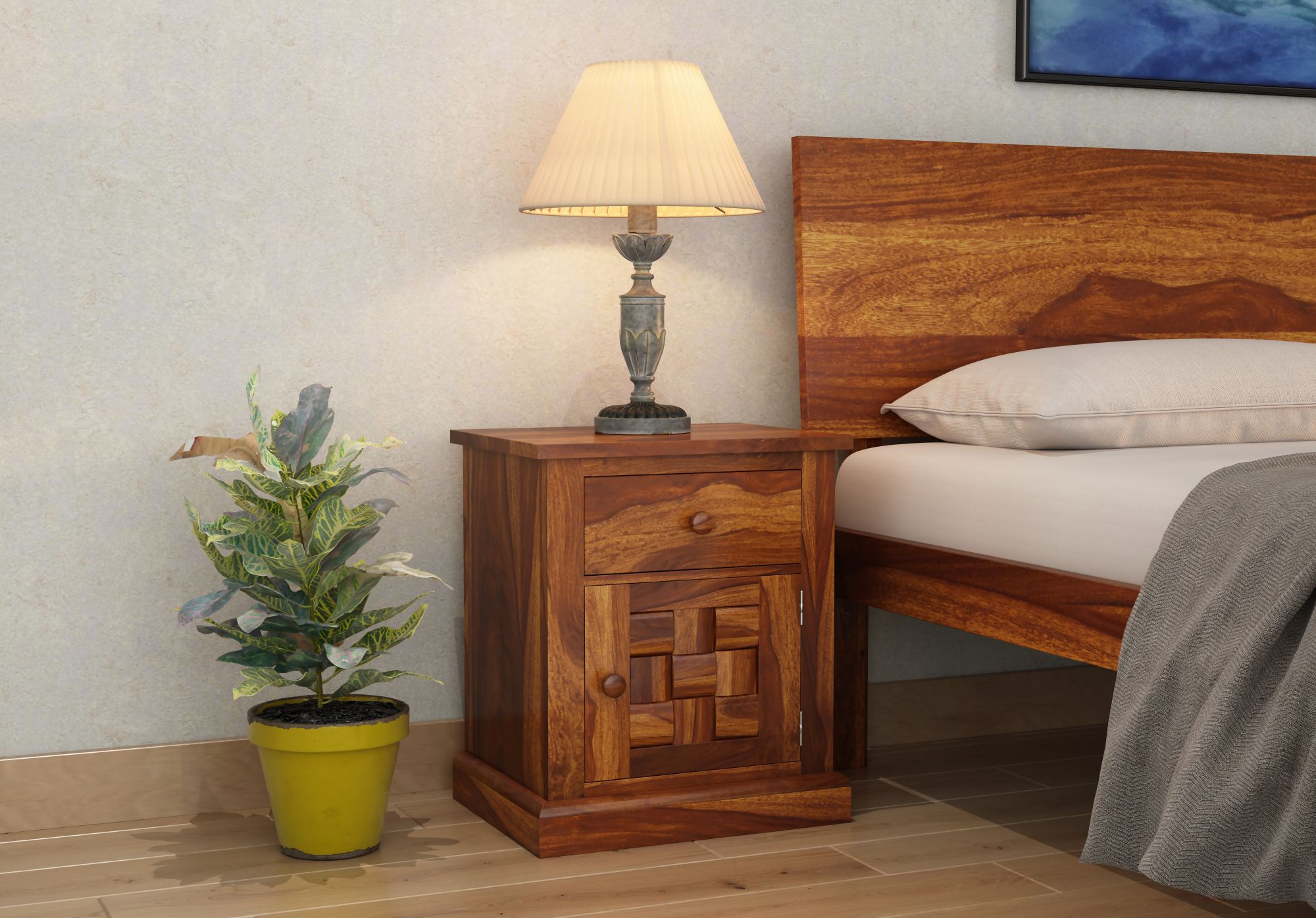 Flamingo Bedside Table