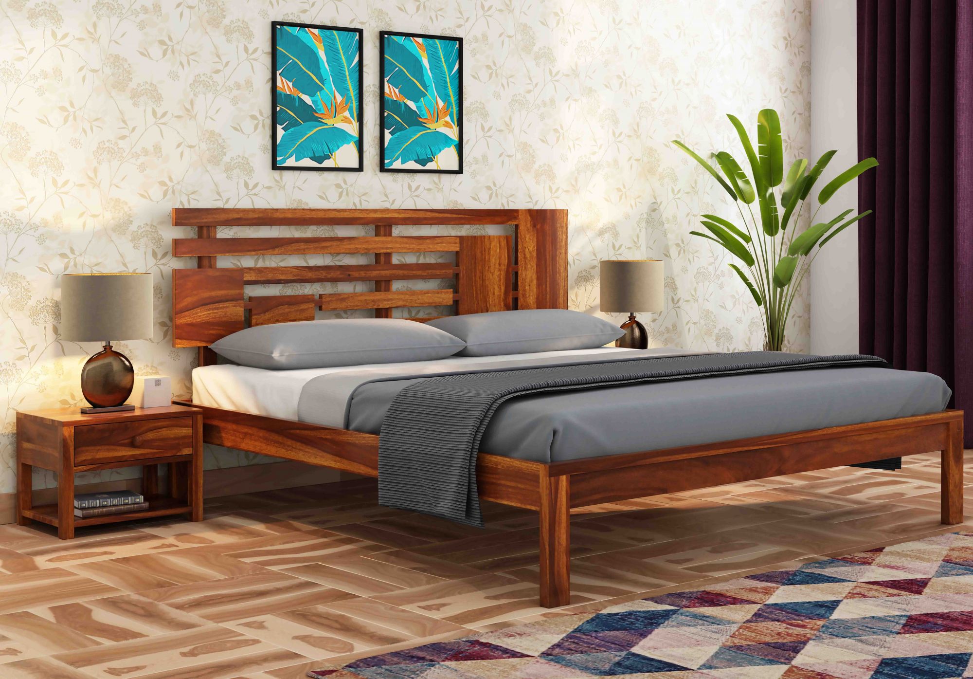 Borneo Bed Without Storage