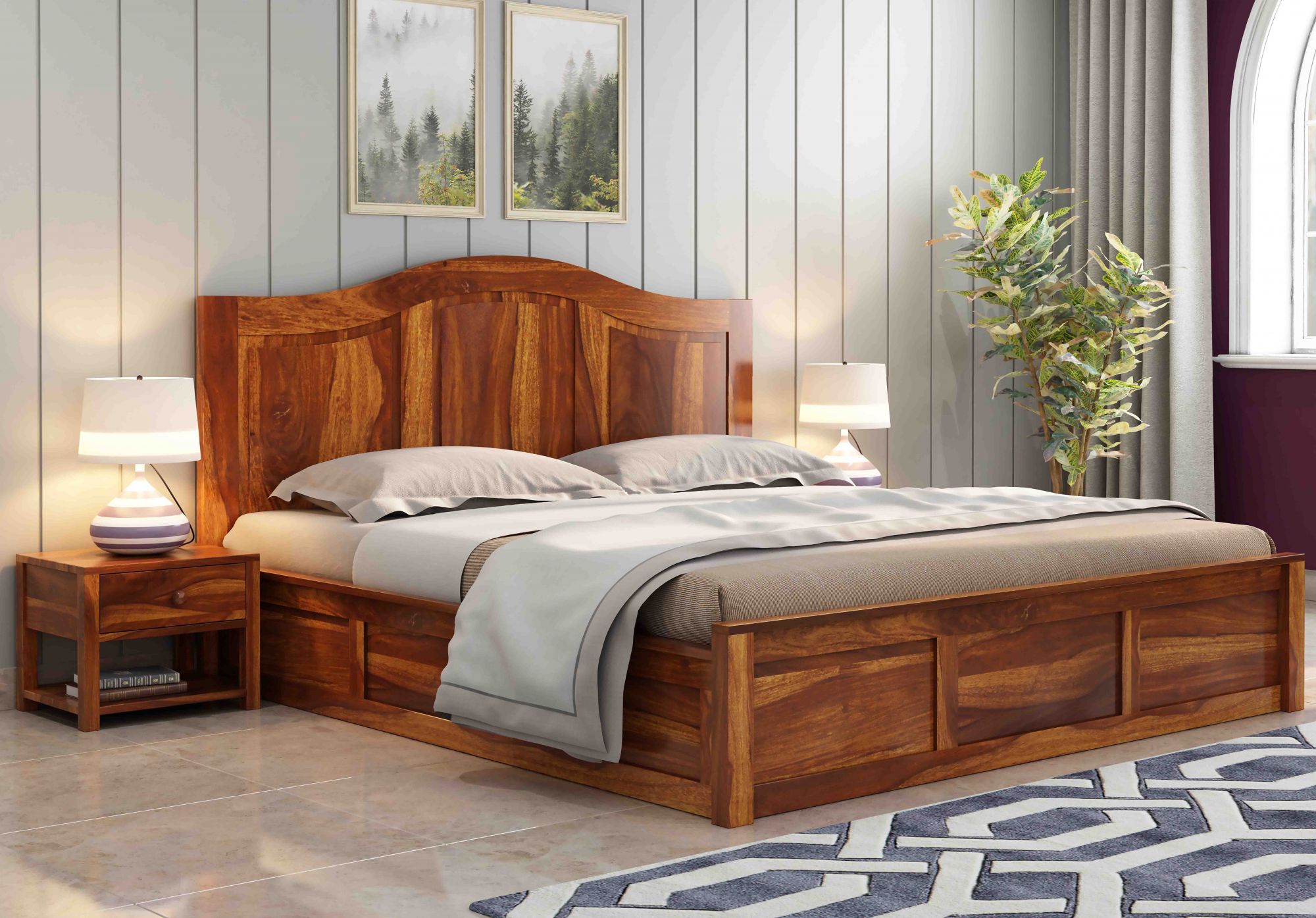 Vashon Bed With Box Storage