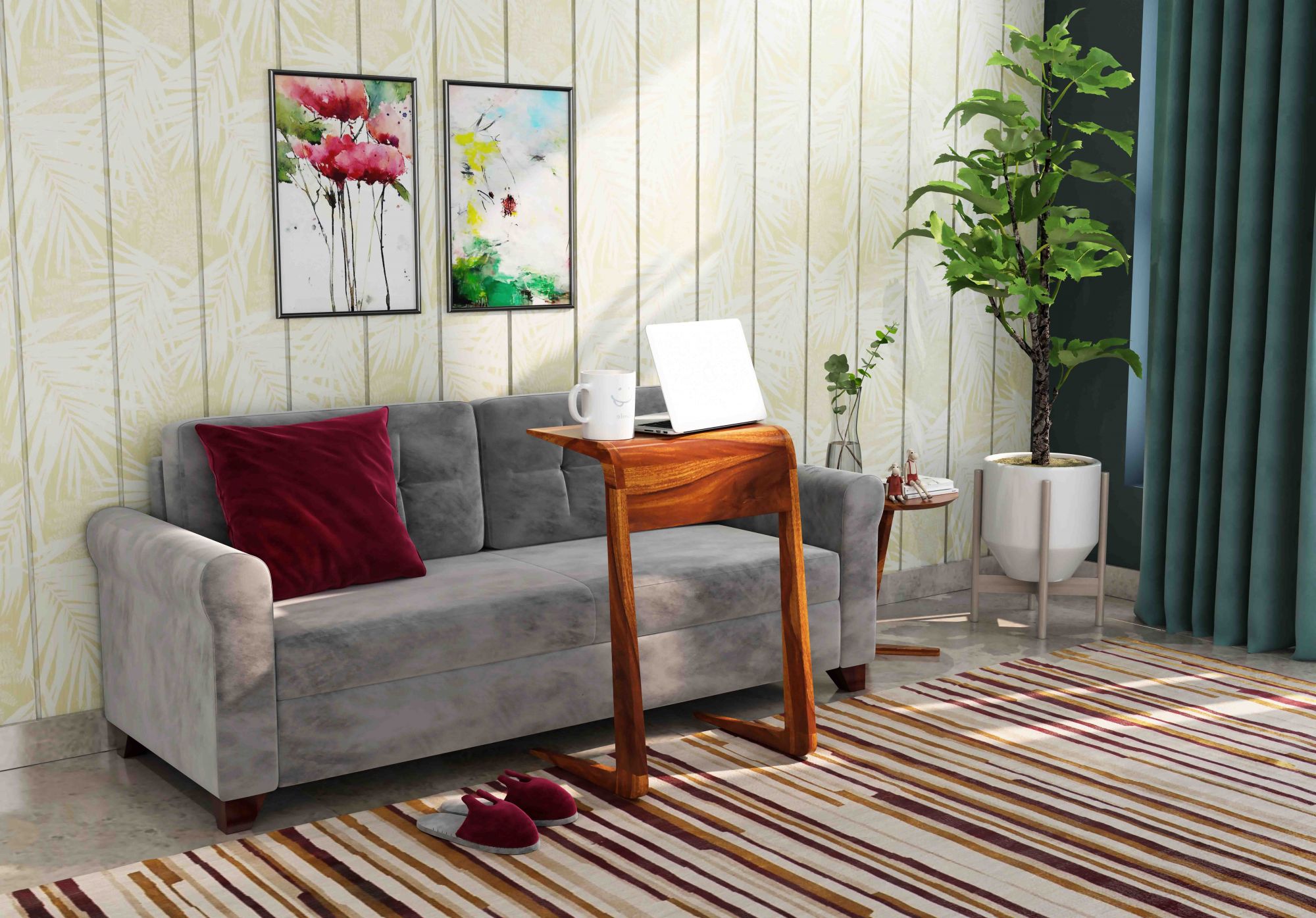 Artico Wooden Laptop Table