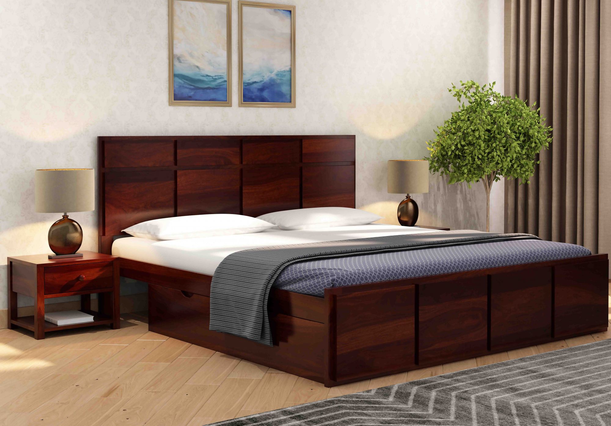 New Andrott Bed With Side Storage