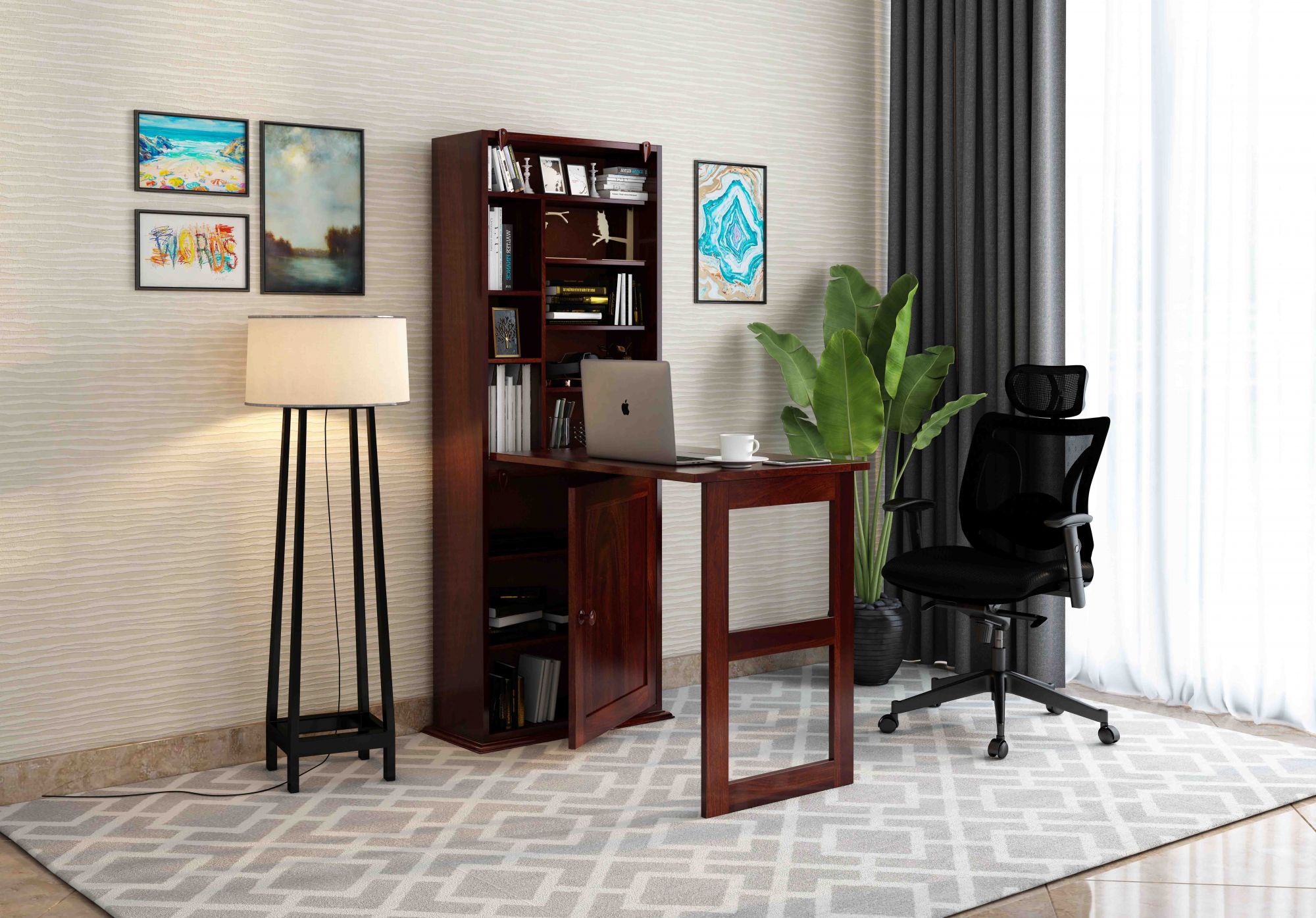 Atlantic Bookshelf With Study Table