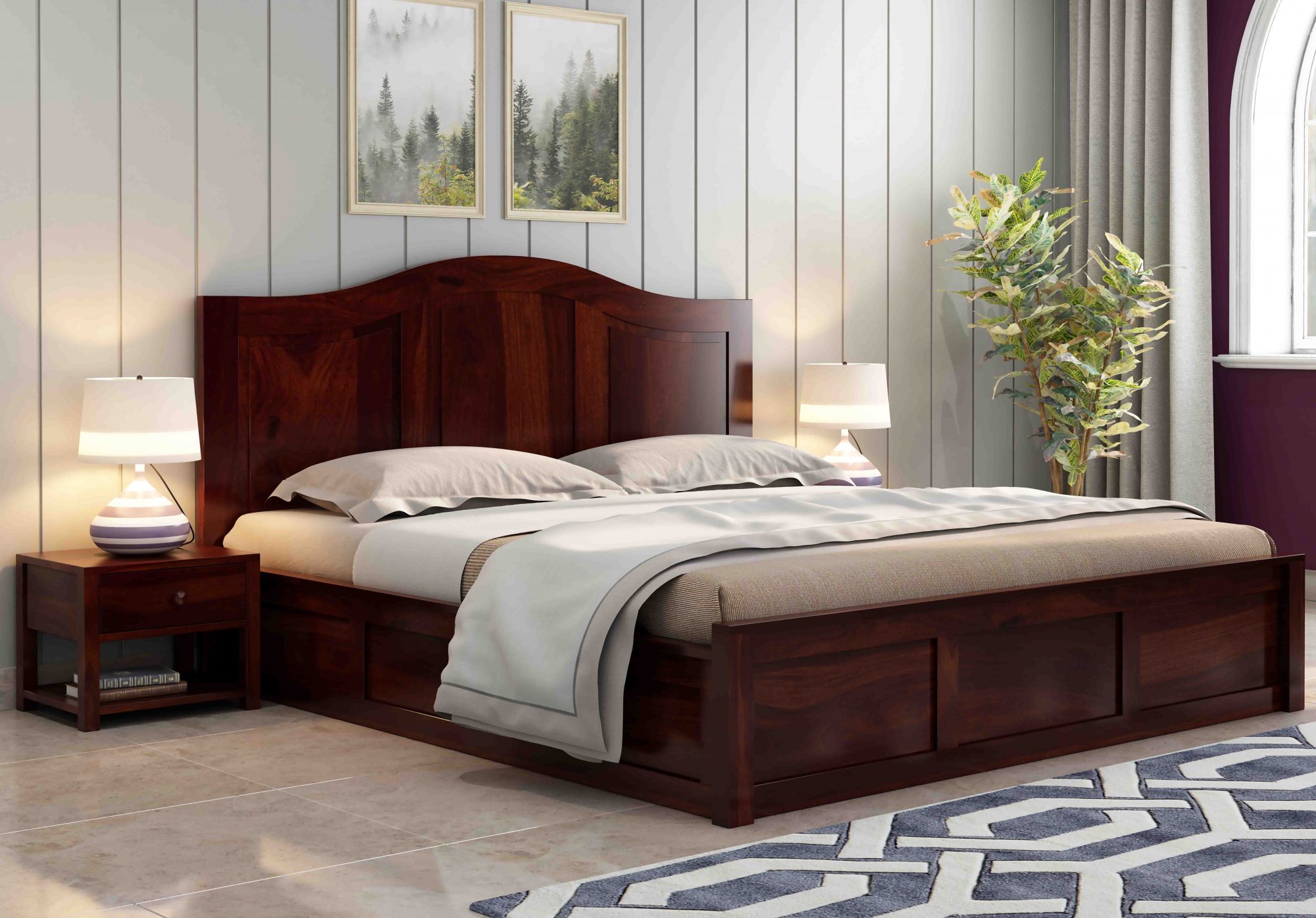 Vashon Bed With Box Storage