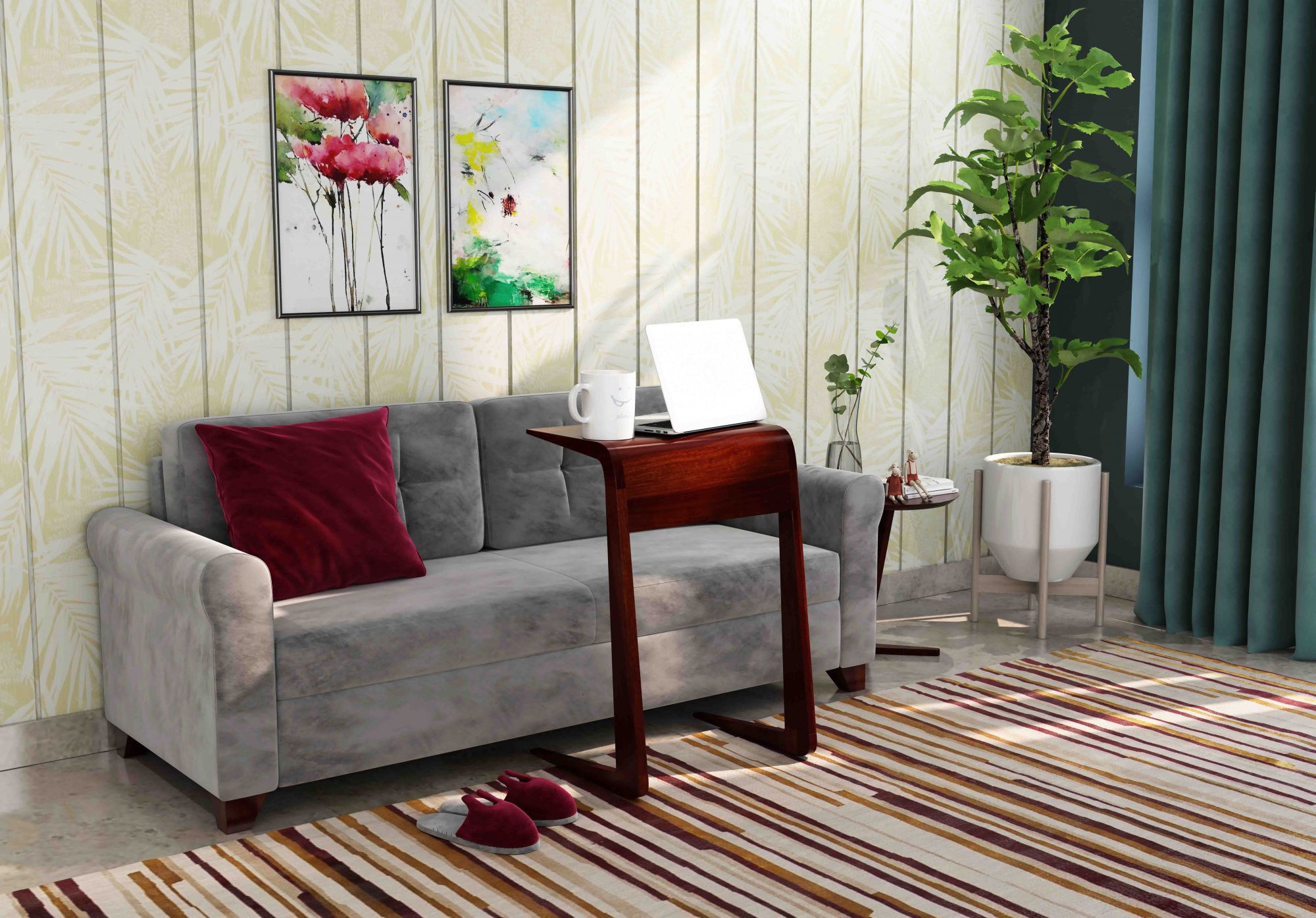 Artico Wooden Laptop Table