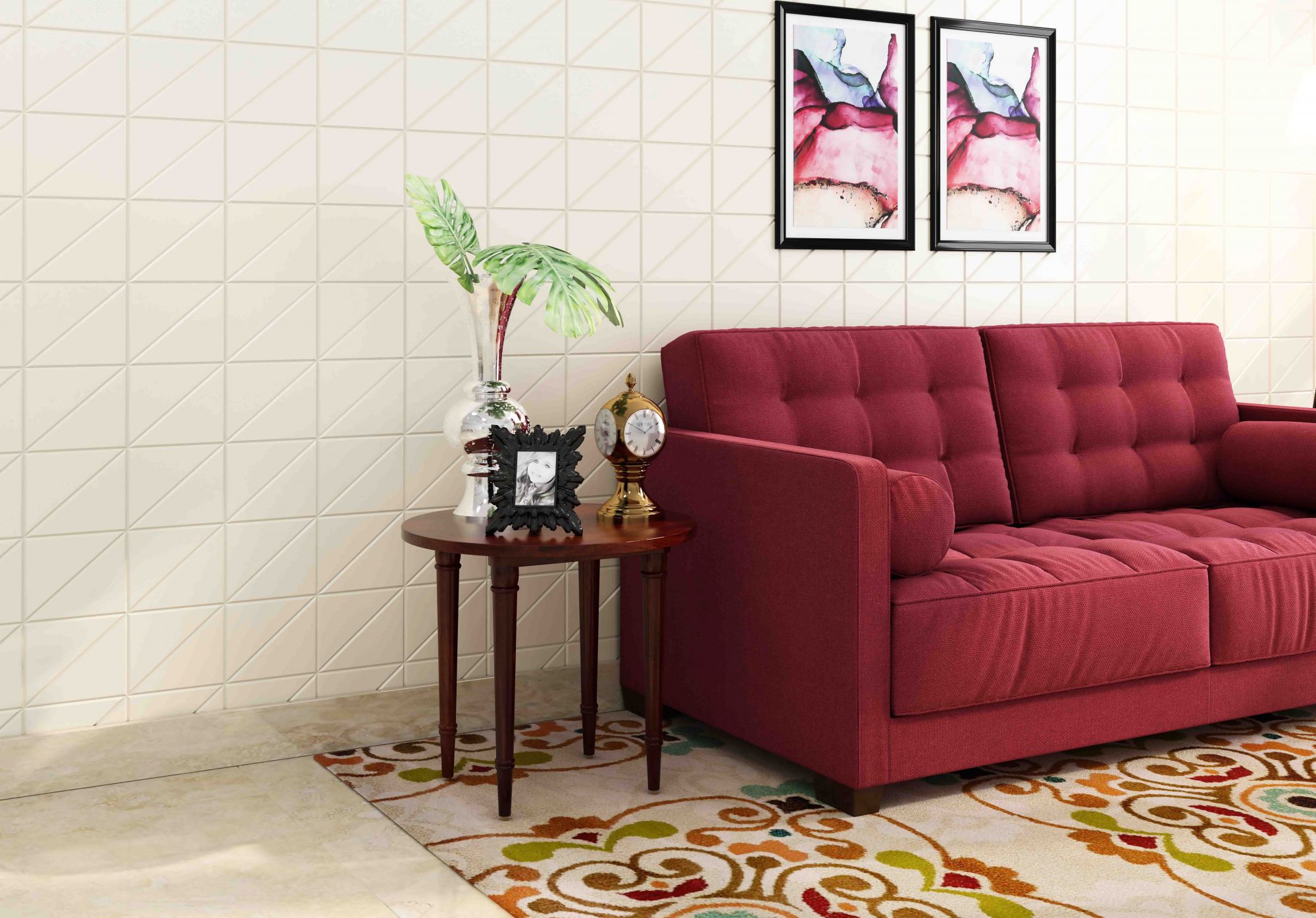 Megan Sheesham Wood Side Table