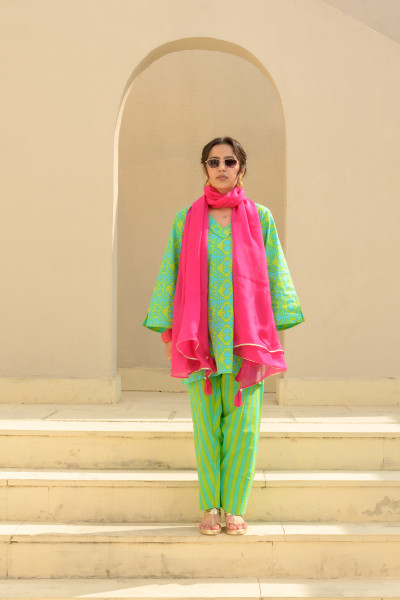 Babli Set, Orku Ikat Lime