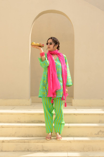 Babli Set, Orku Ikat Lime