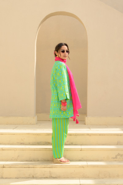 Babli Set, Orku Ikat Lime