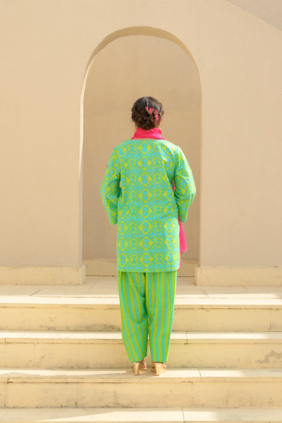 Babli Set, Orku Ikat Lime