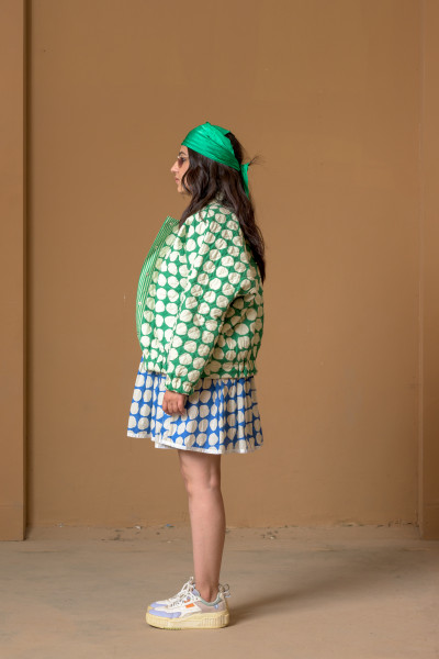 Bomber Jacket, Popole Green