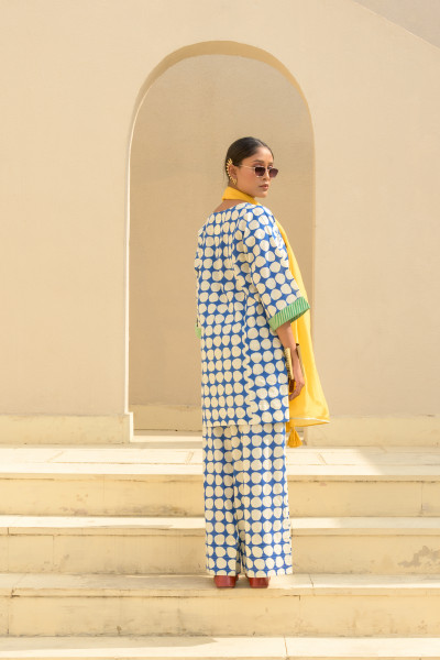 Chikki Set, Popole Blue