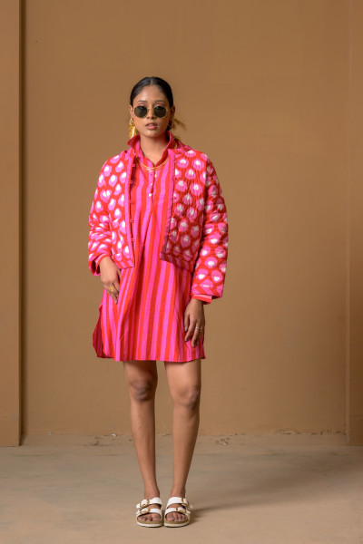 Domino Jacket, Latifa Pink